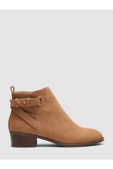 Desi Taupe Ankle Boot