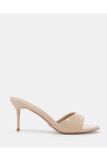 Rosie Nude Heeled Mule Stiletto Sandal
