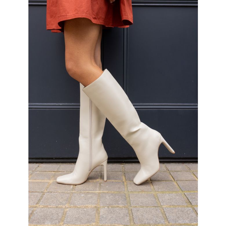 Knee High Boots Jimmy Choo Boots White Jimmy Choo White/Black