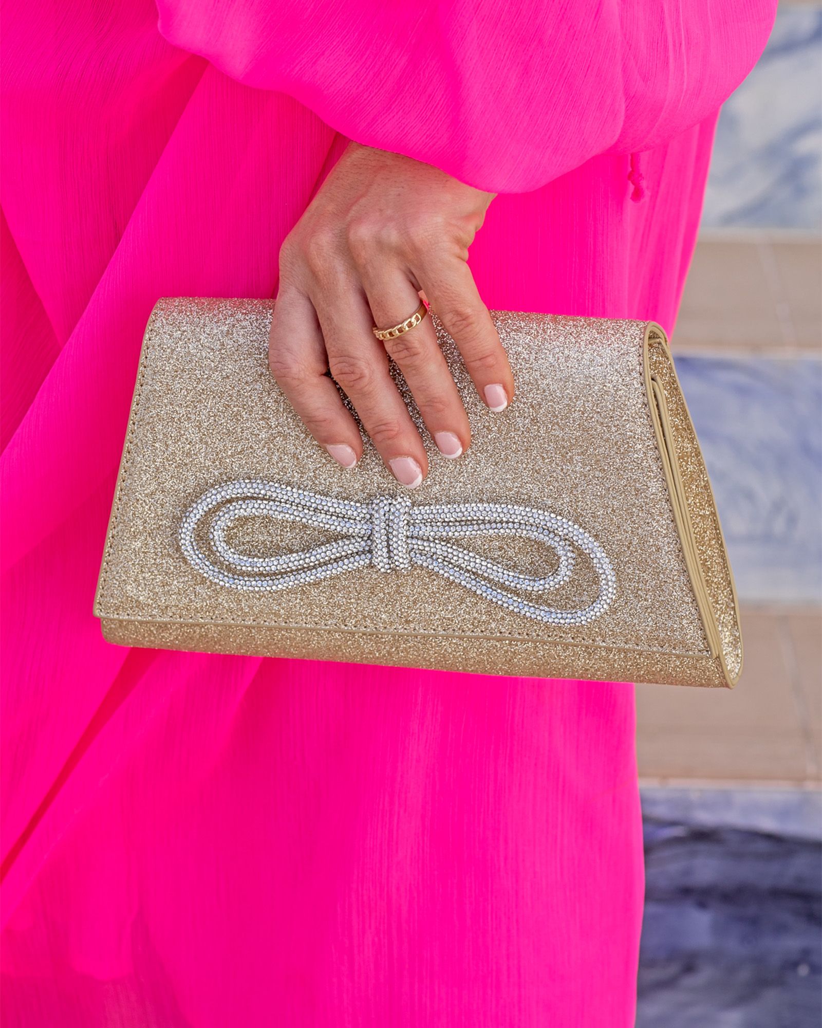 Alias Bow Clutch Bag