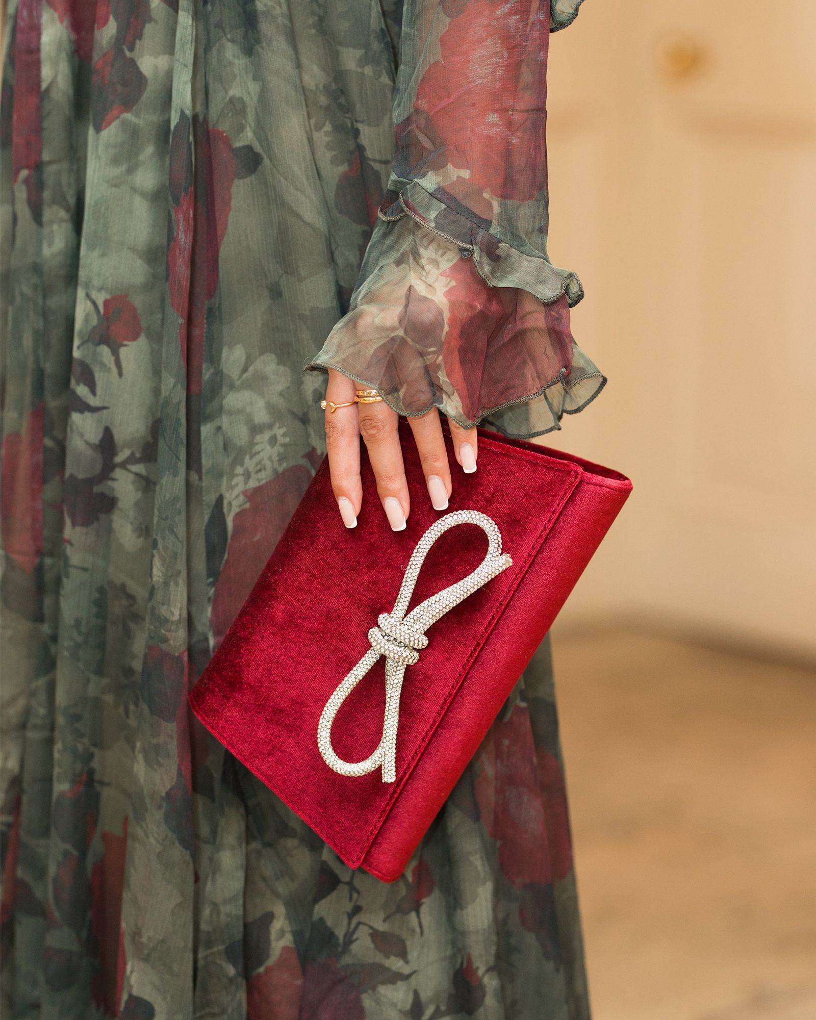 NOVO ALIUM BAG BURGUNDY RED