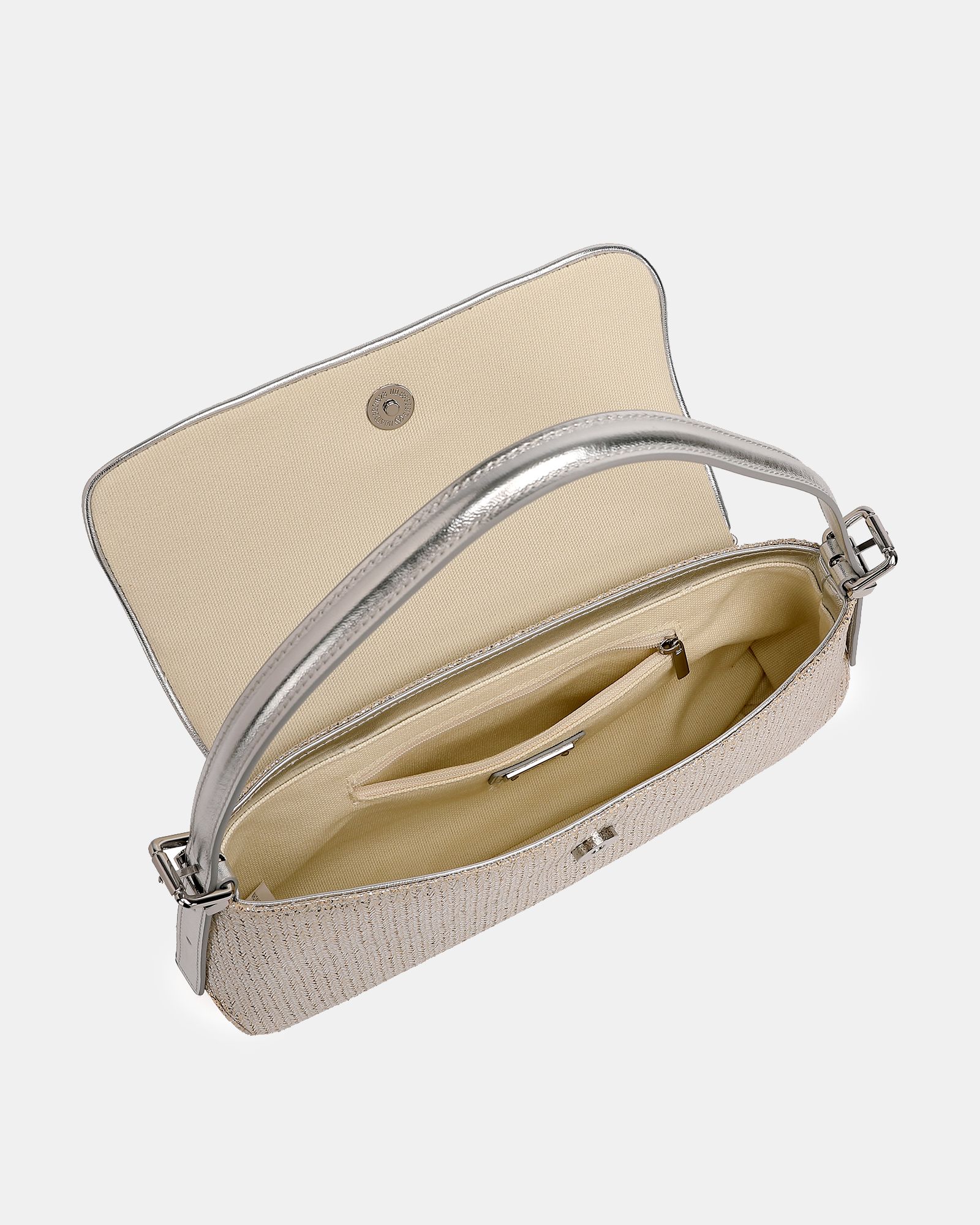 Andorra Silver Shoulder Bag