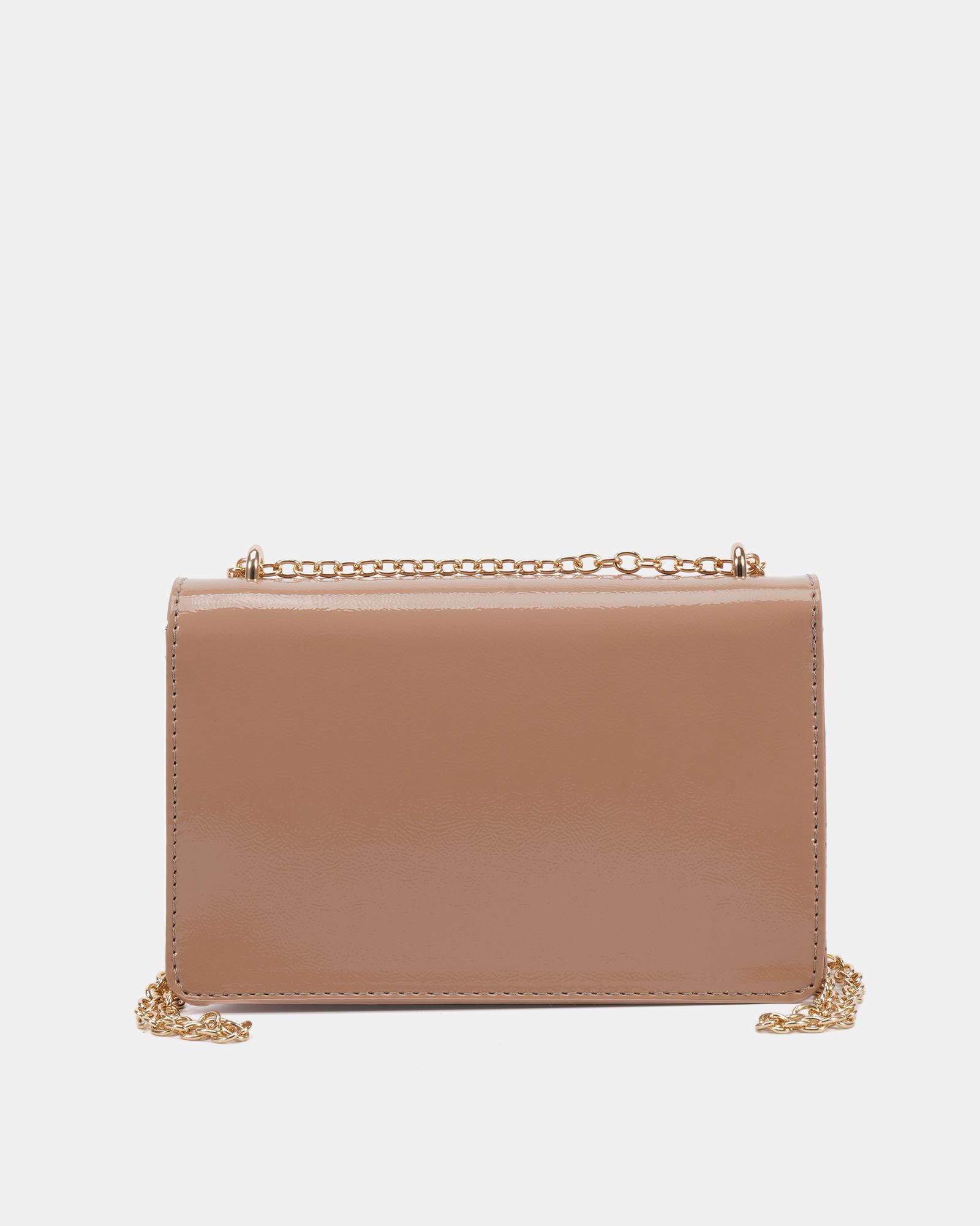 ARIANNA Nude Chain Shoulder Bag