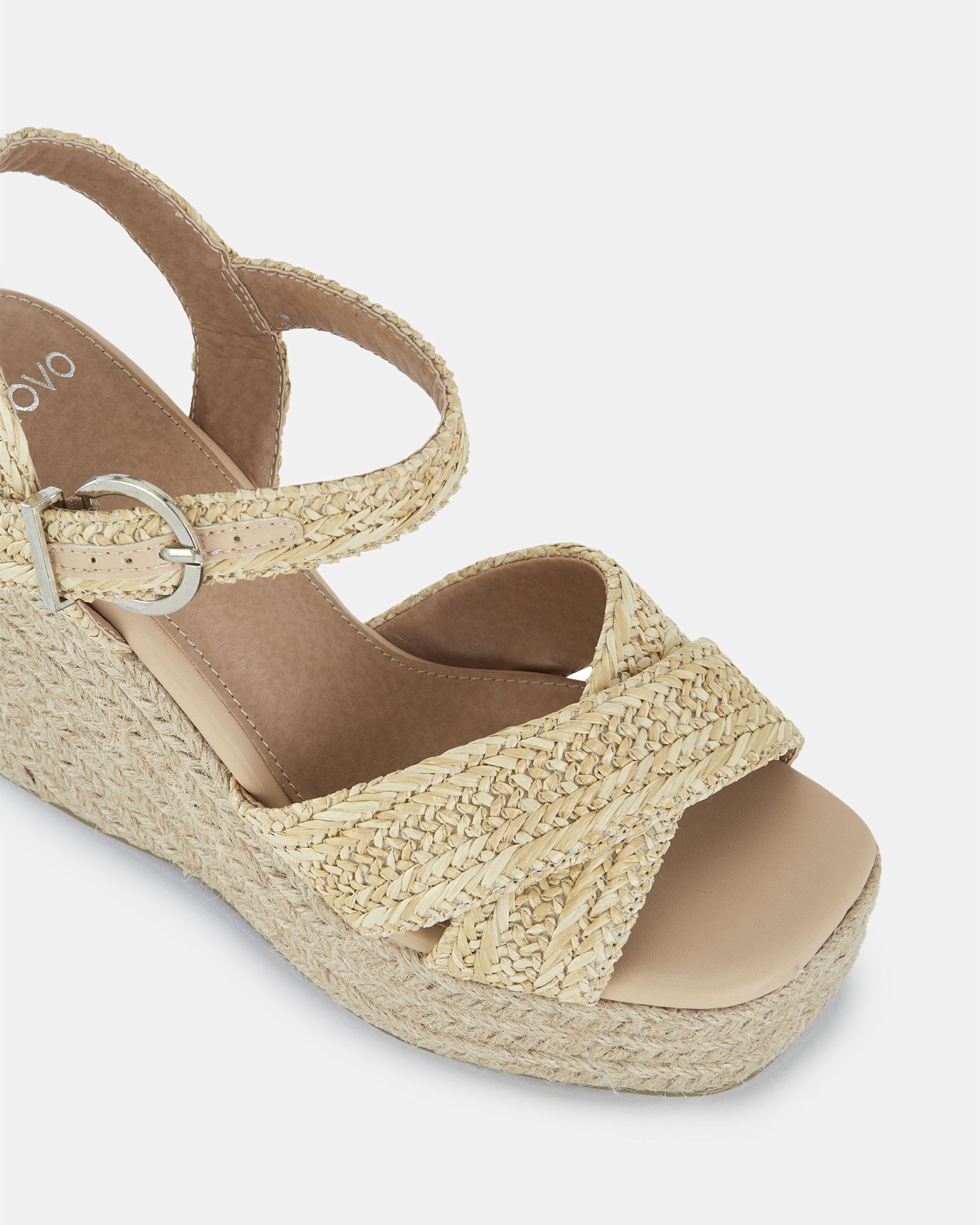 BALTO Natural Espadrille Wedge