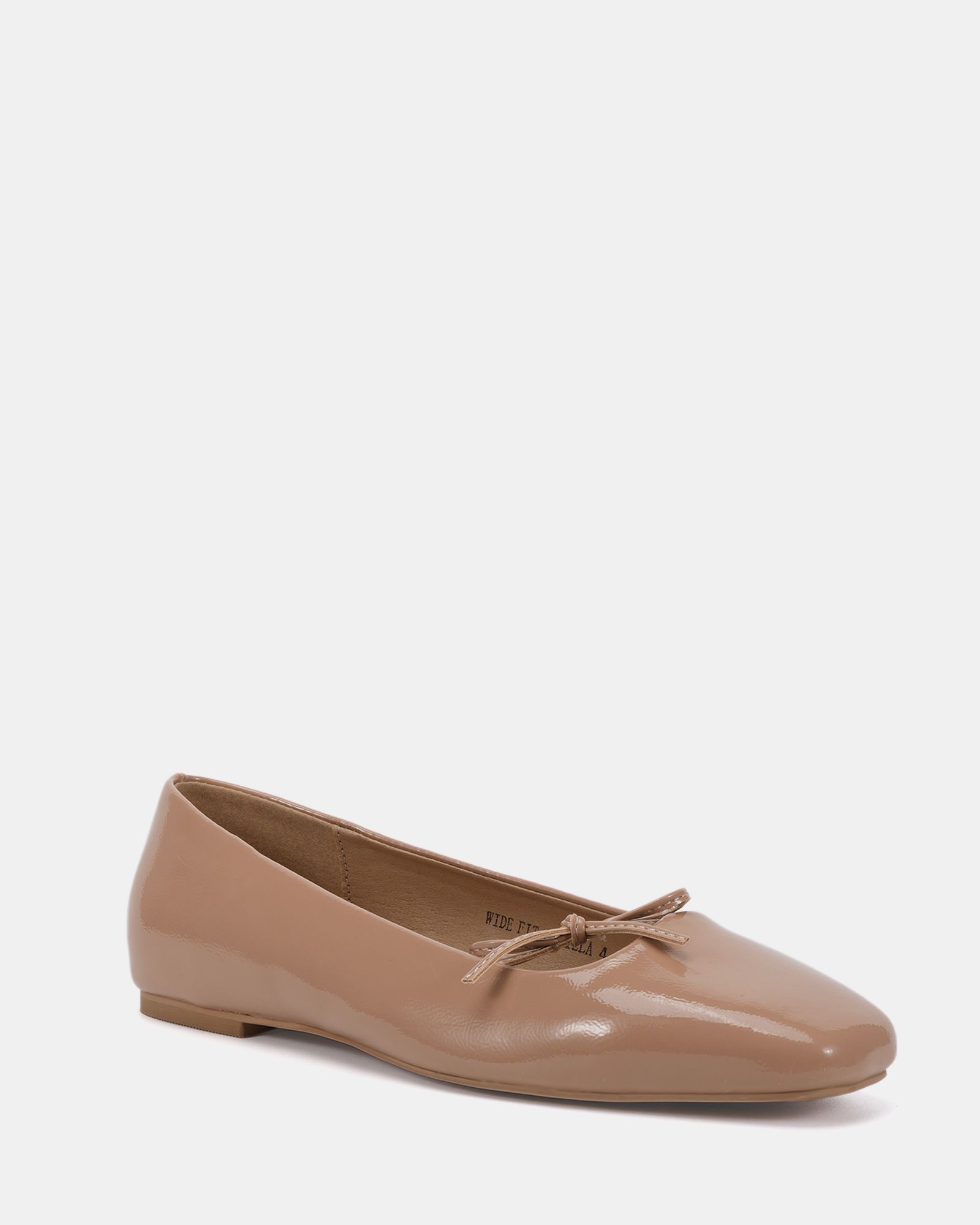 CAMILLA Nude Asymmetric Bow Ballerina