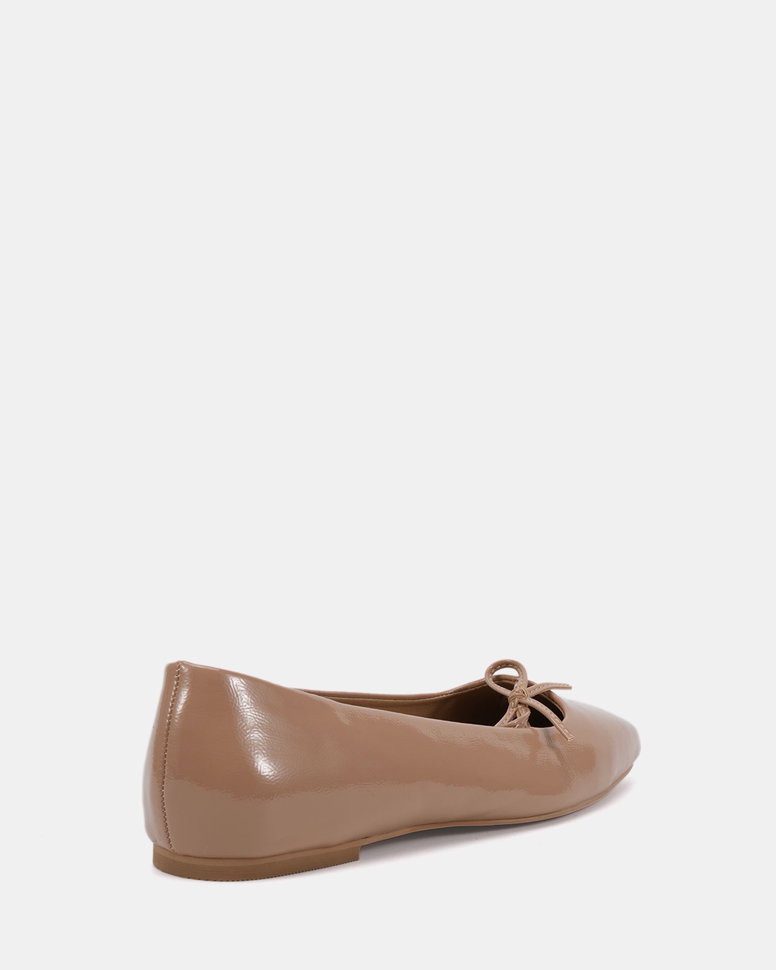 CAMILLA Nude Asymmetric Bow Ballerina