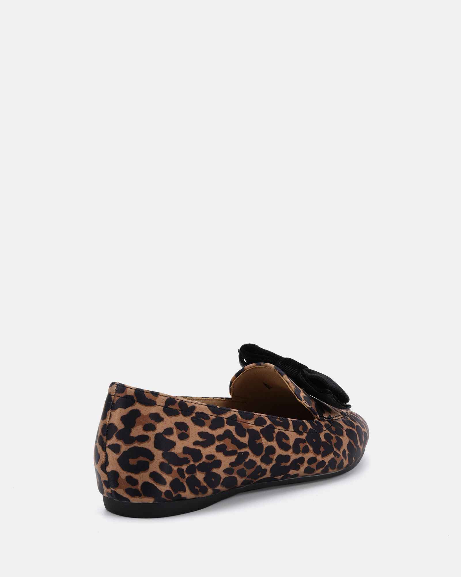 COCO Leopard Bow Flat Point Shoe