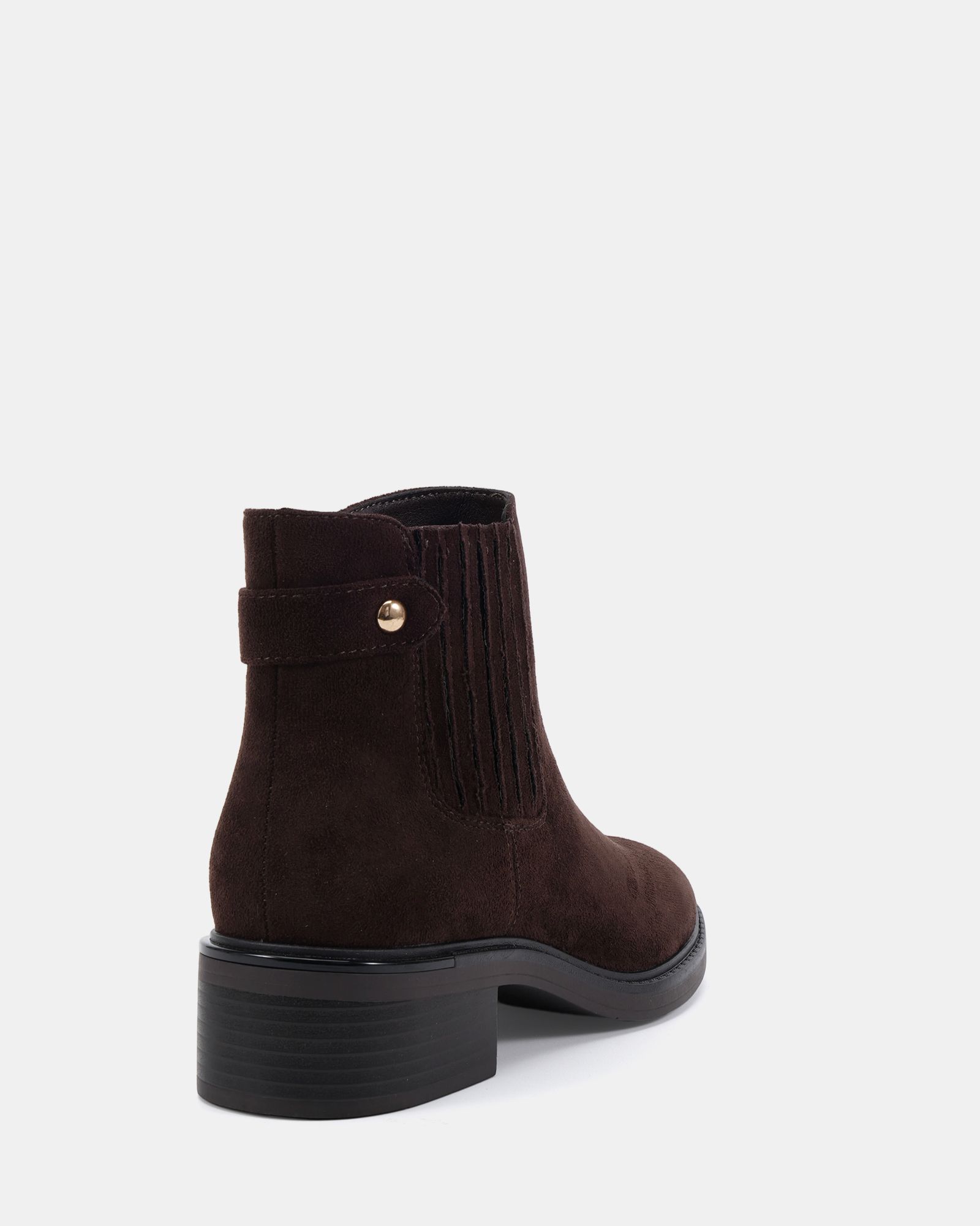Darlina Brown Flat Chelsea Ankle Boot