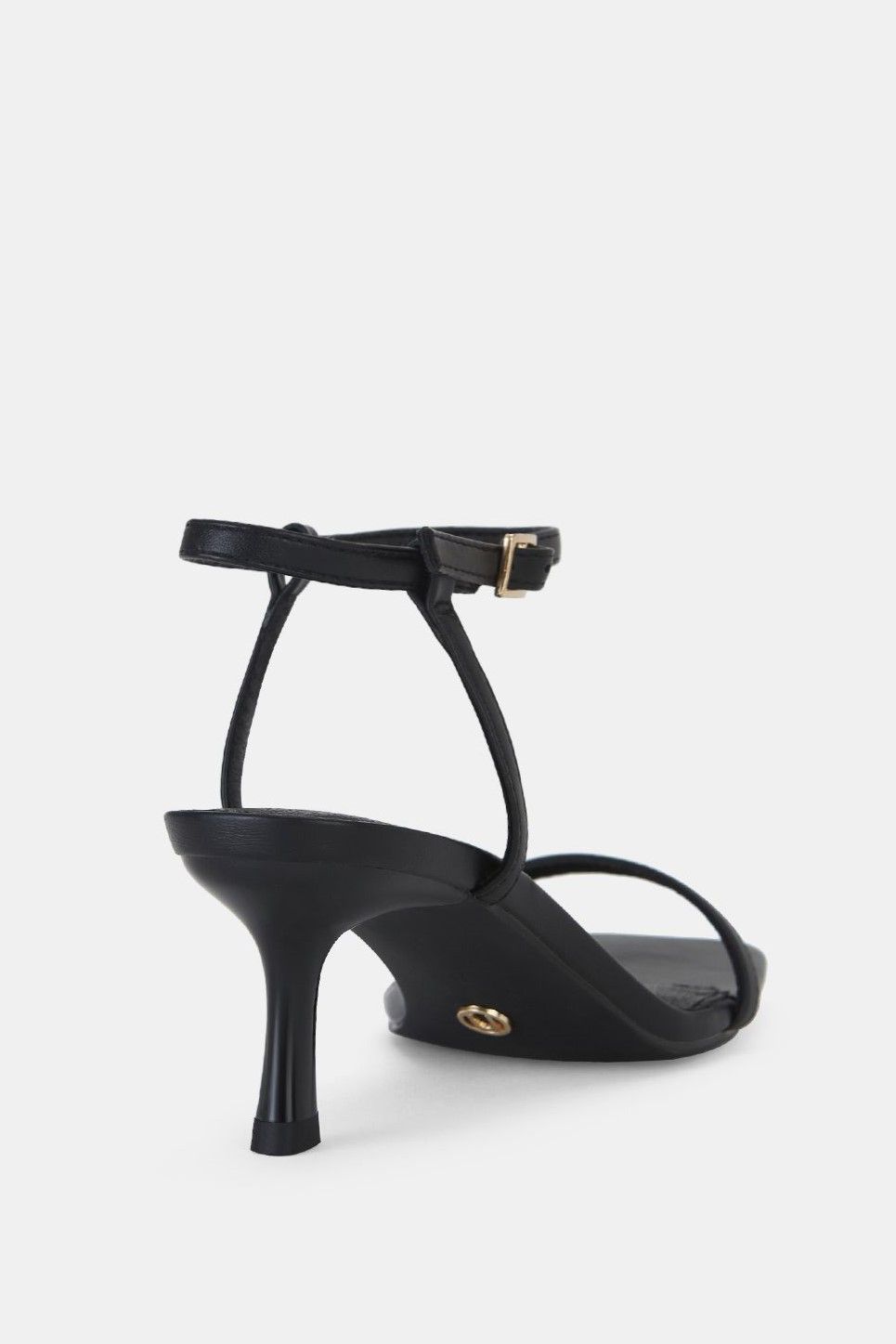 DEBS UNDERCOVER Black Low Heel Two Part Sandals