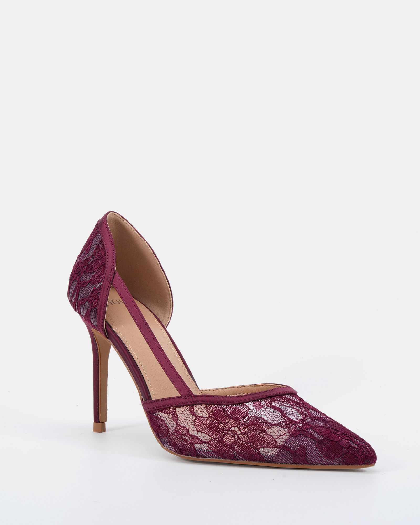 IDEAL Burgundy Point Two Part Stiletto Court