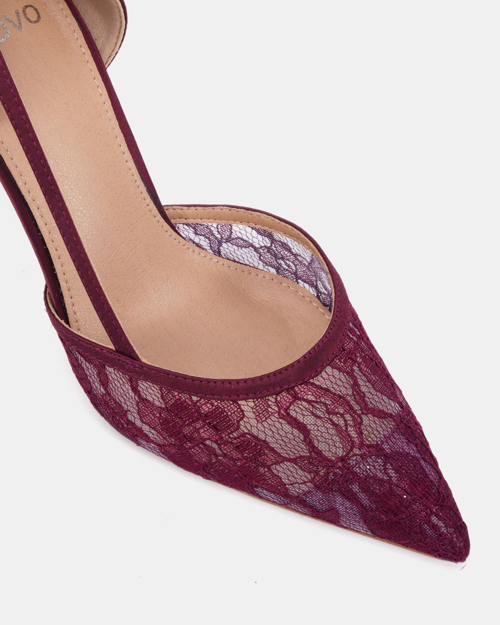 IDEAL Burgundy Point Two Part Stiletto Court