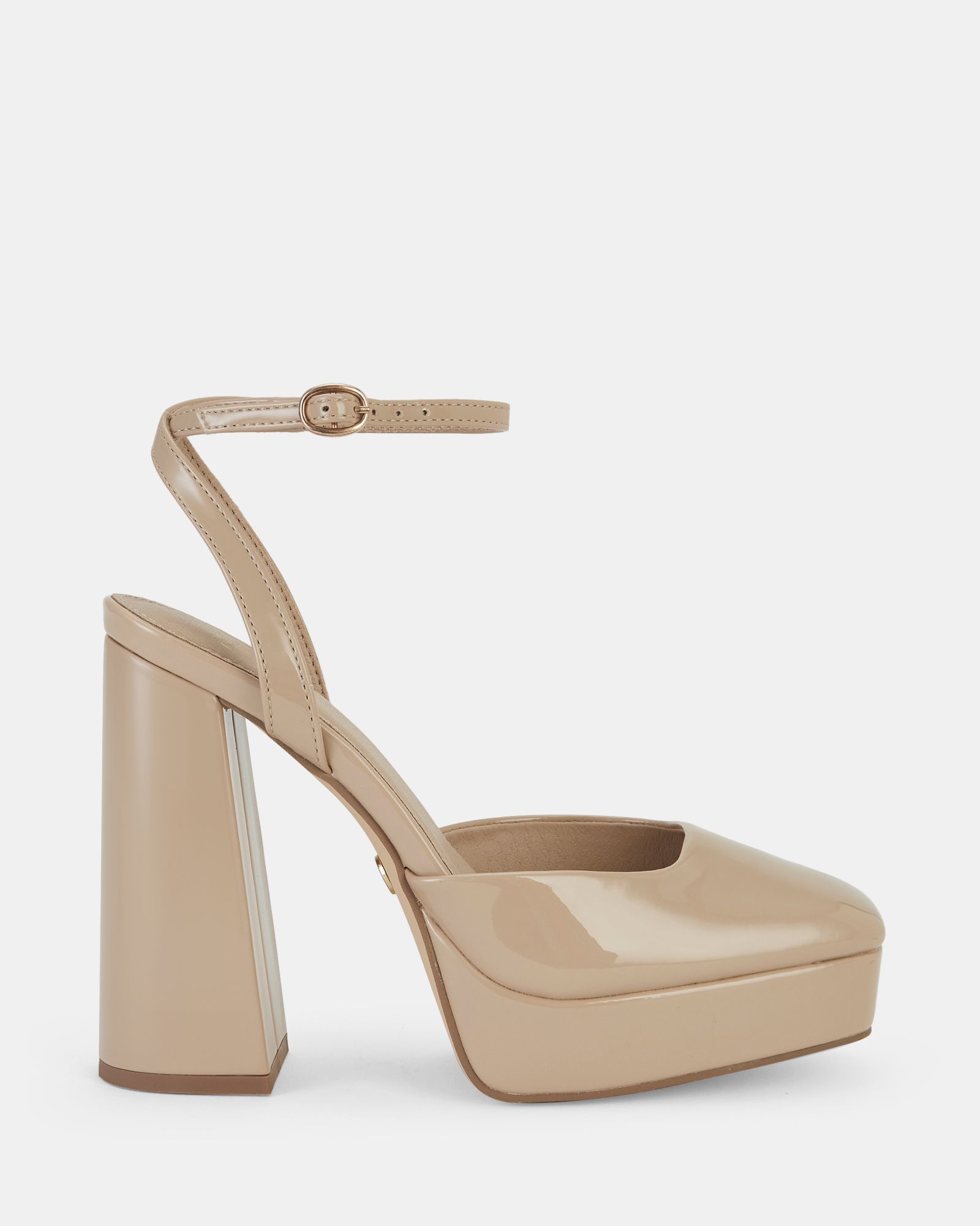 ILIKA Nude Close Toe Platform Court