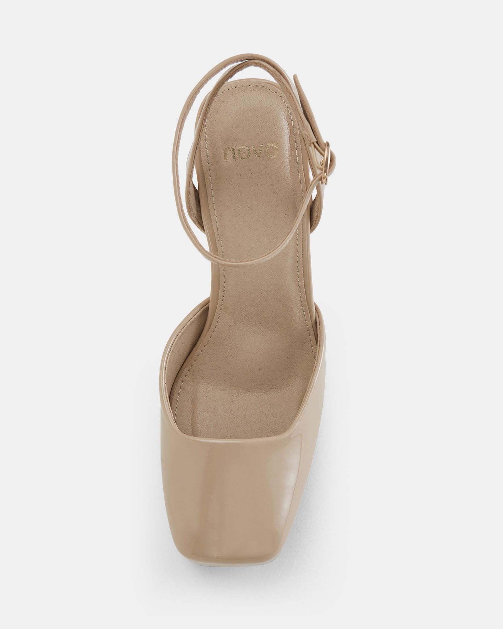 ILIKA Nude Close Toe Platform Court