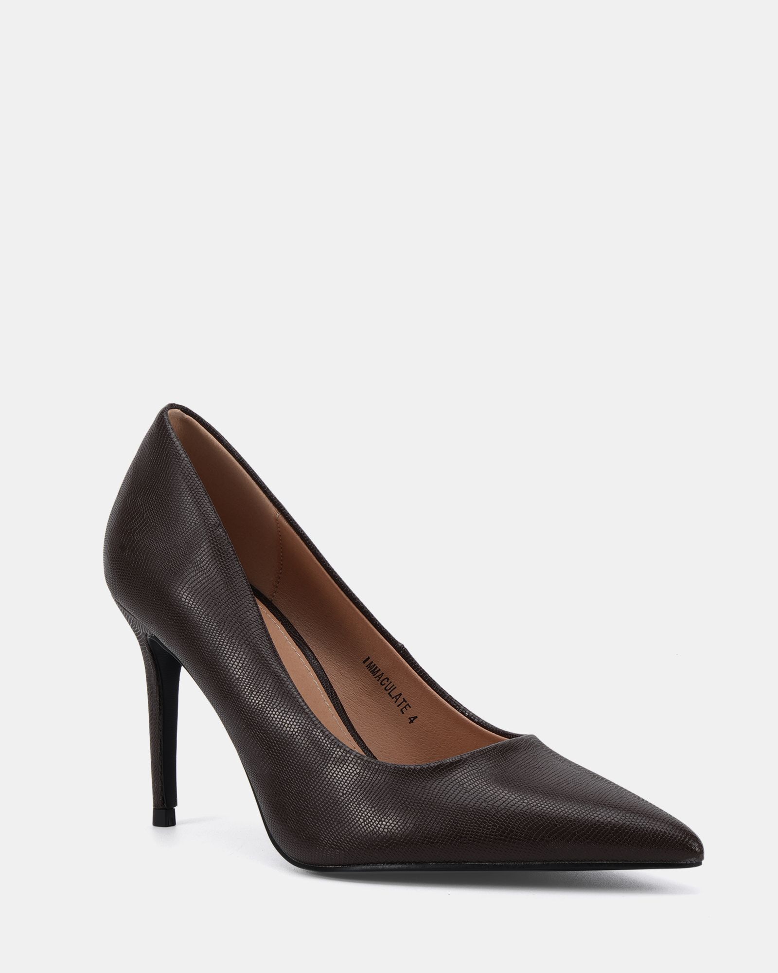 IMMACULATE Brown Point Court Shoe