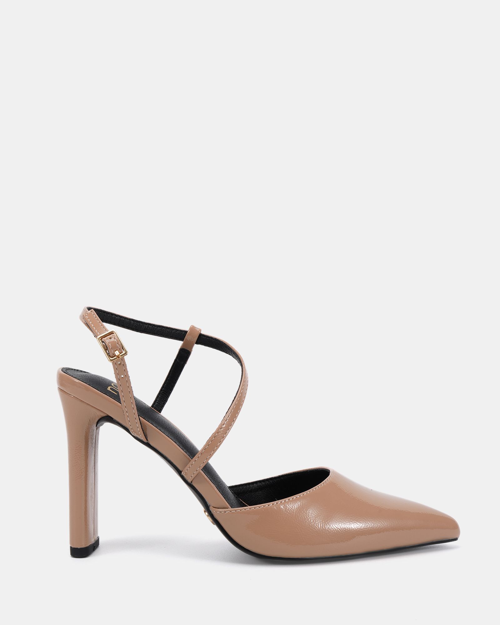 INDIE Nude Point Toe Strappy Court Shoe