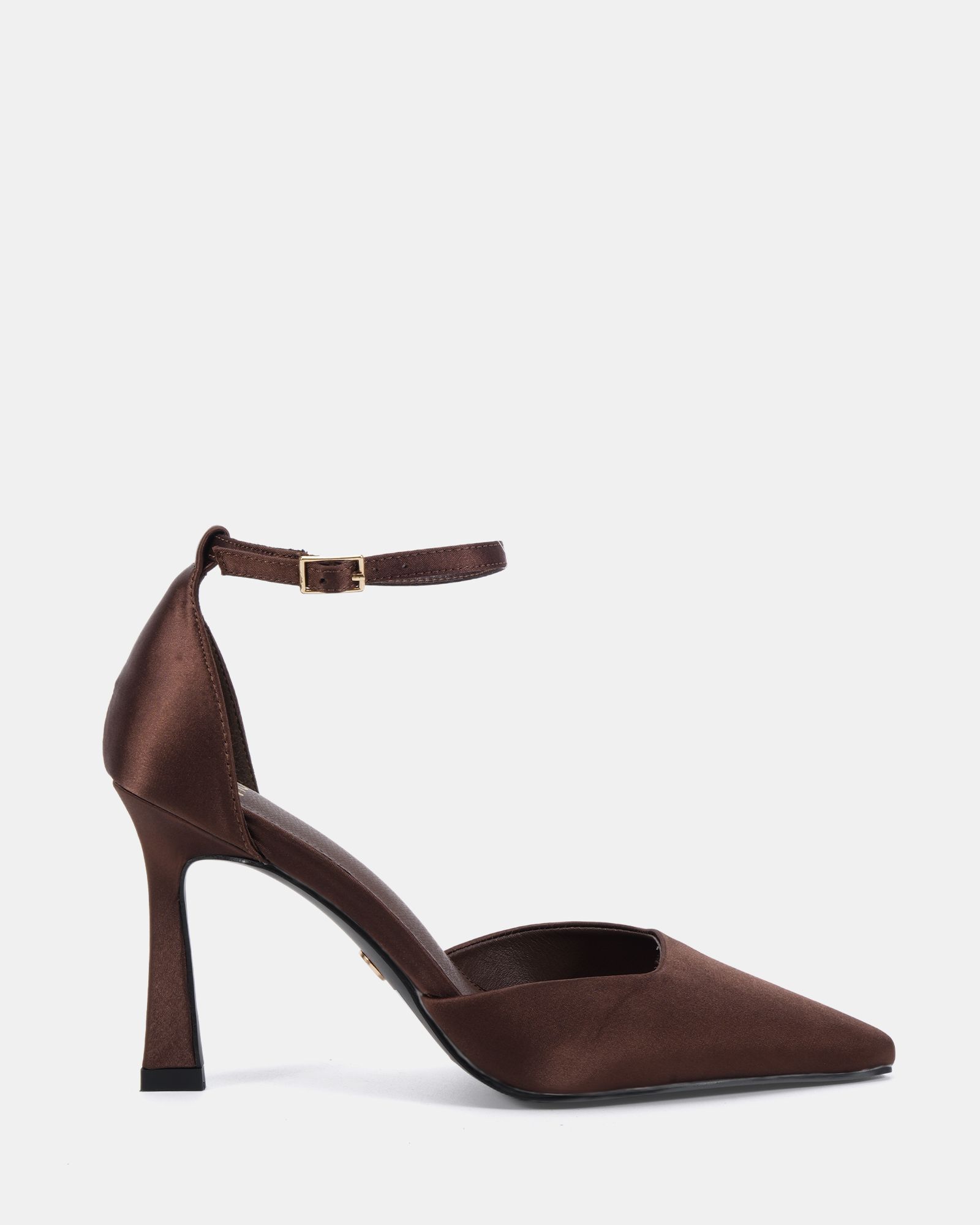 Infatuate Brown High Point Ankle Strap Court