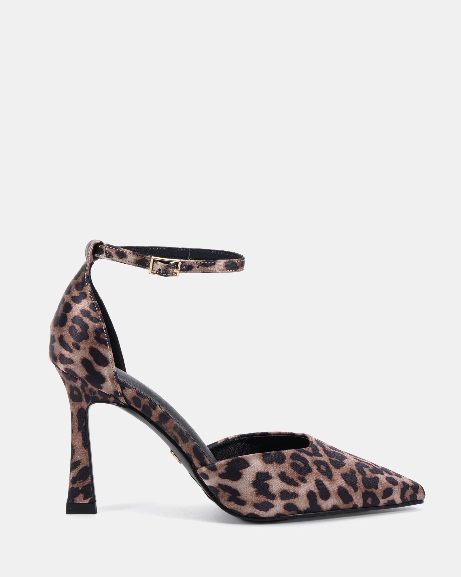 Infatuate Leopard High Point Ankle Strap Court