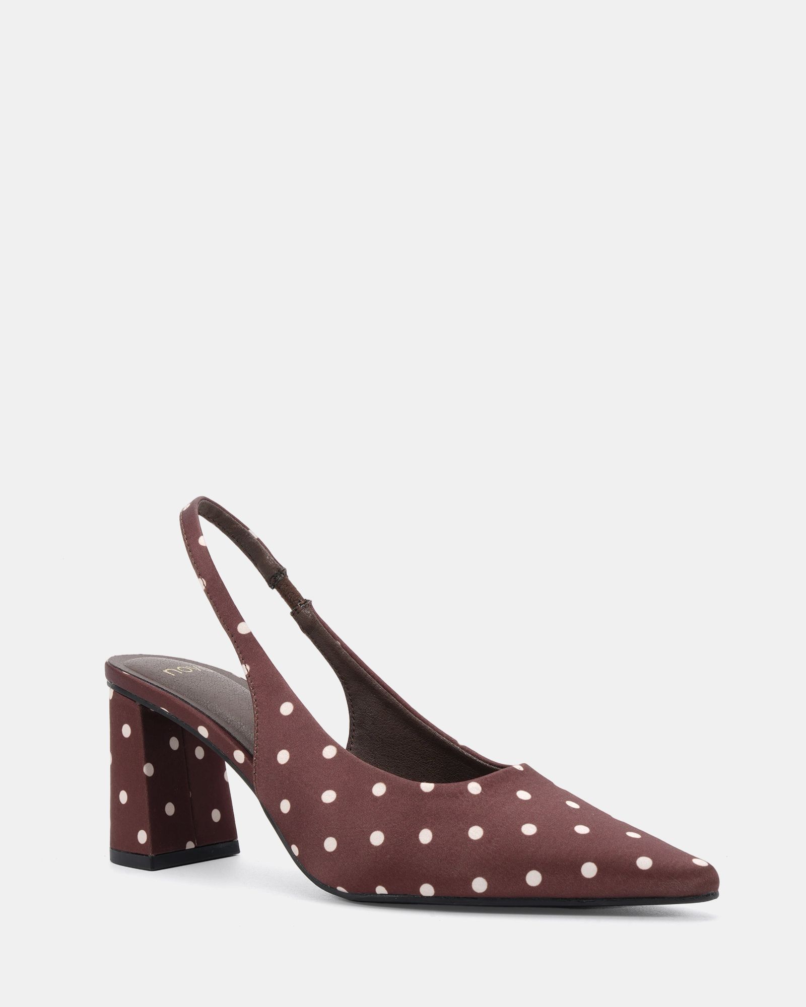 Isla Multi Block Heel Slingback Point Court