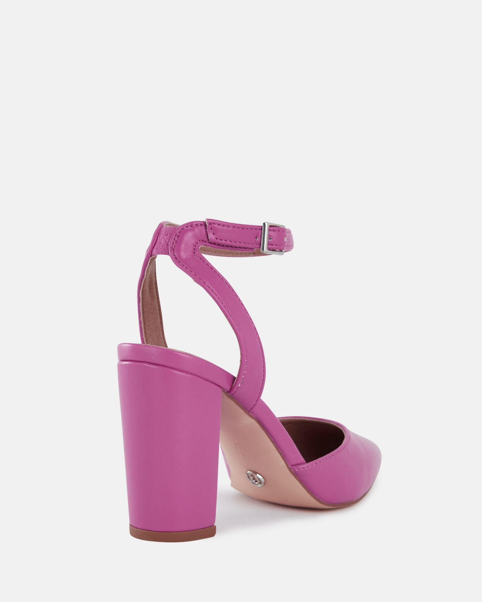 WIDE FIT IVIE Pink Ankle Point Two Part Court