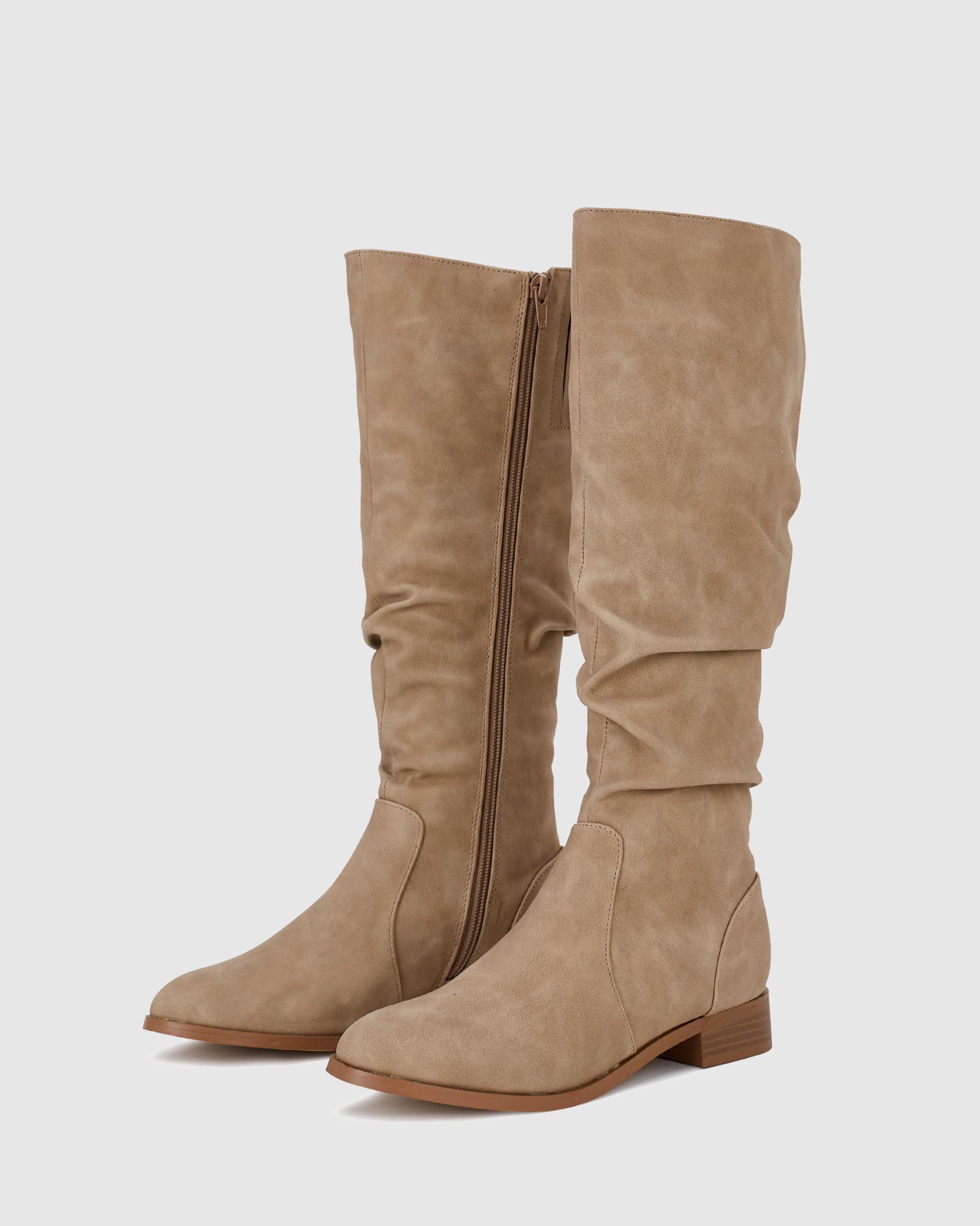 Josslyn Taupe Knee High Boot