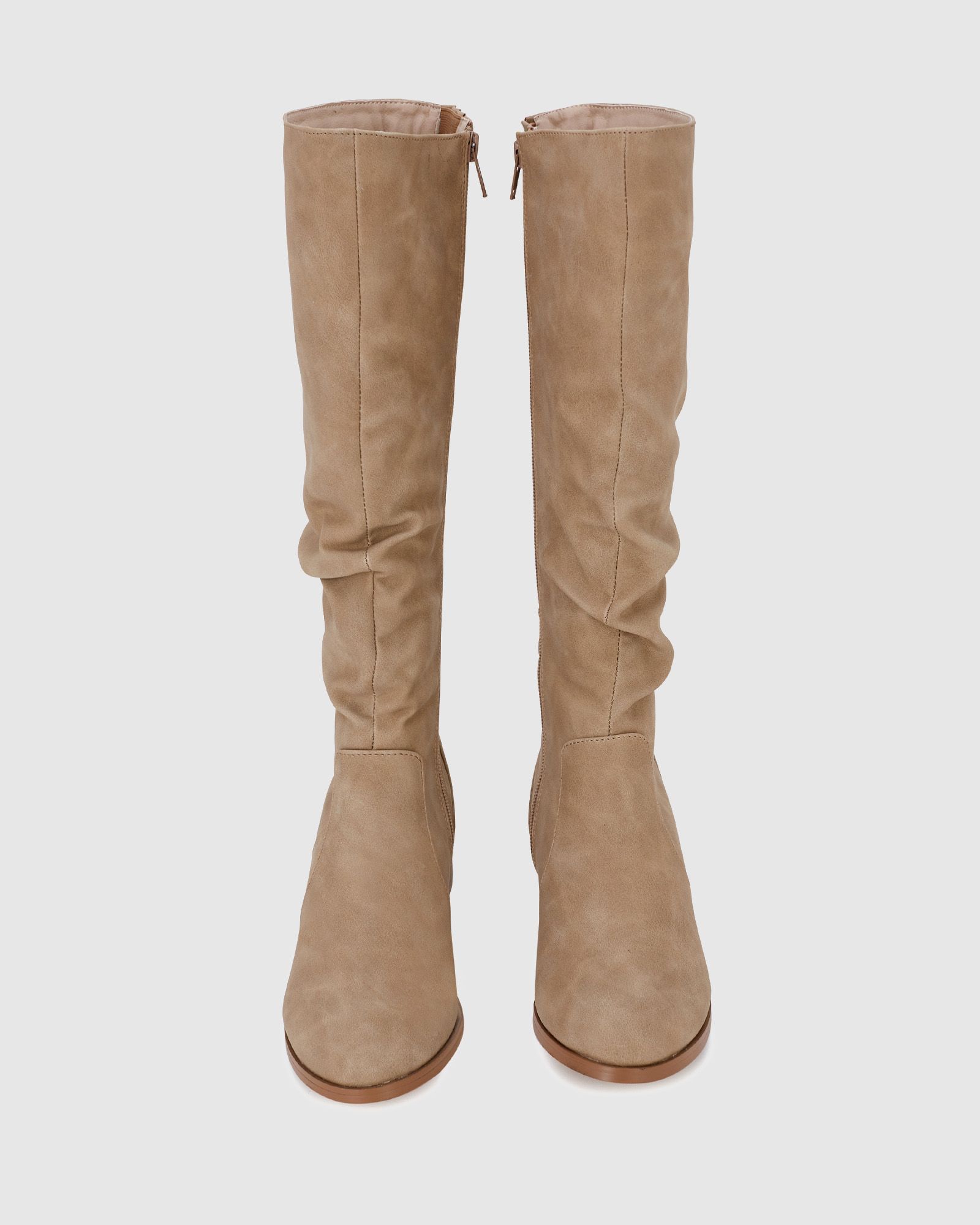Josslyn Taupe Knee High Boot
