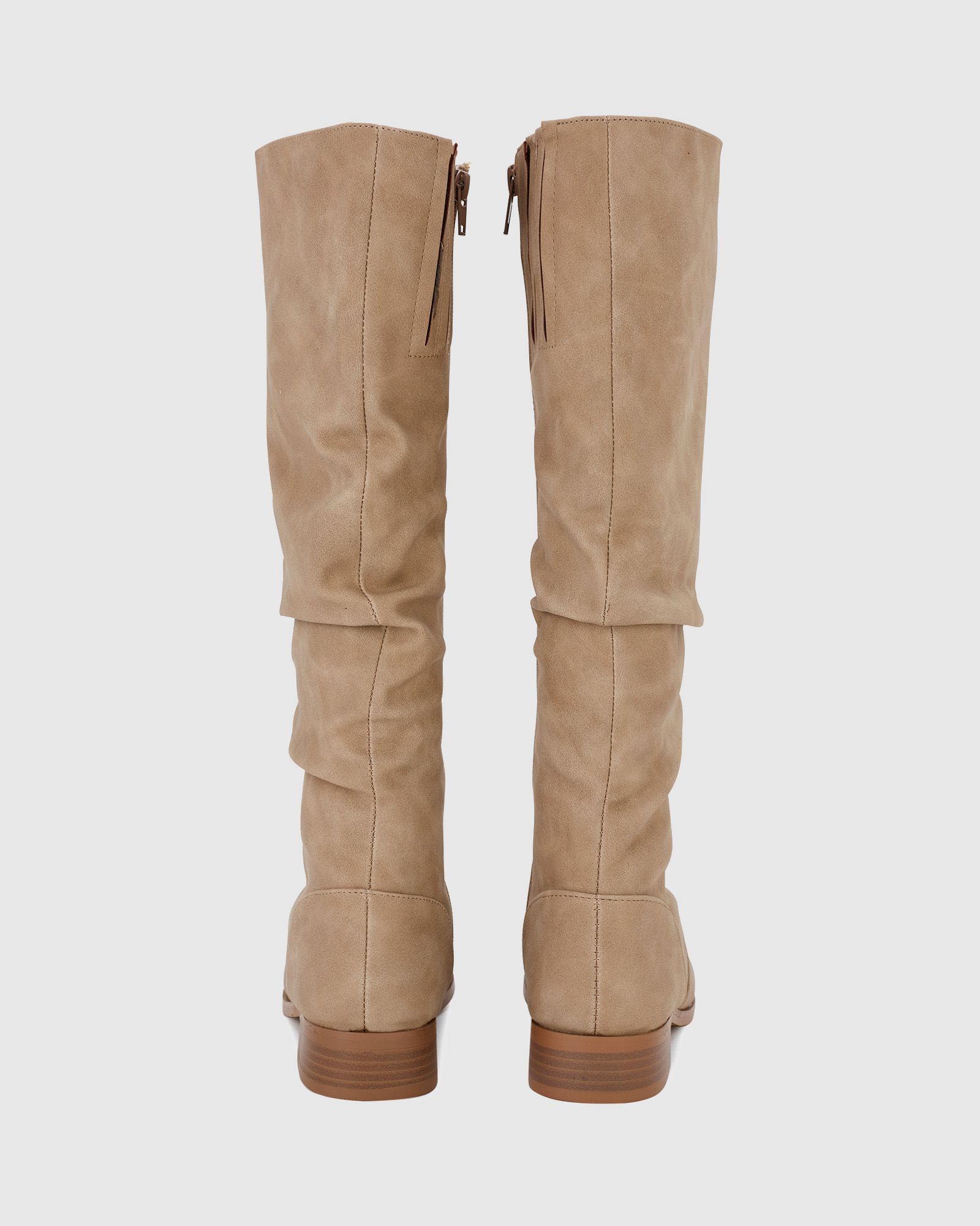 Josslyn Taupe Knee High Boot