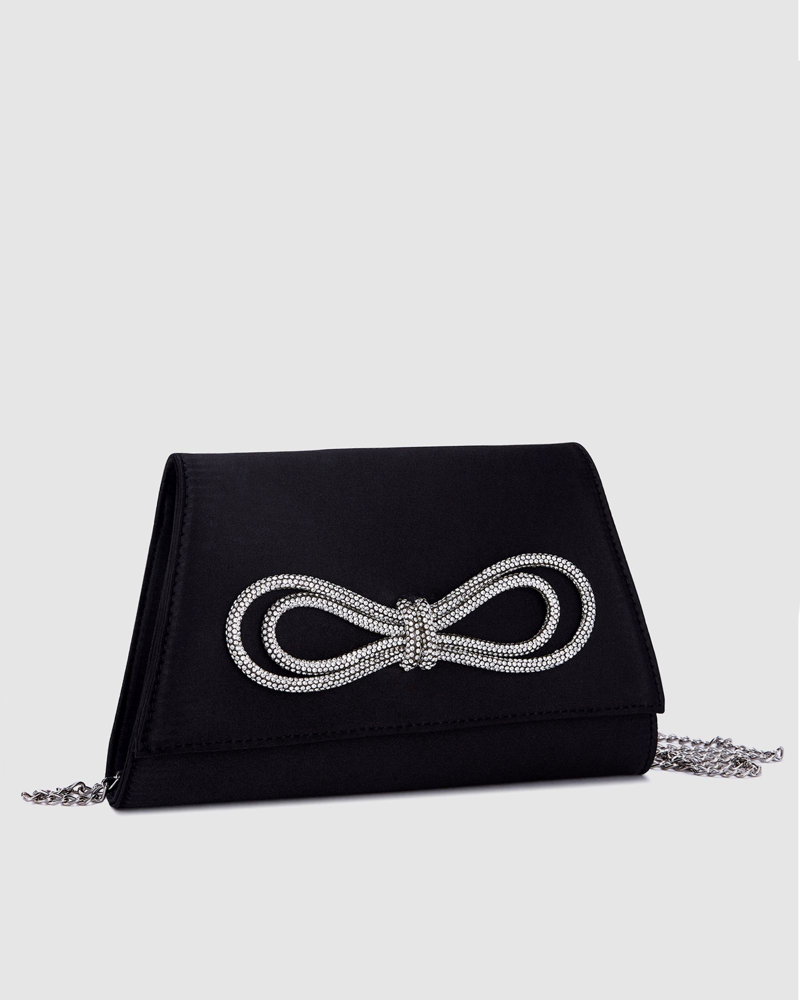 Alias Black Bow Clutch Bag