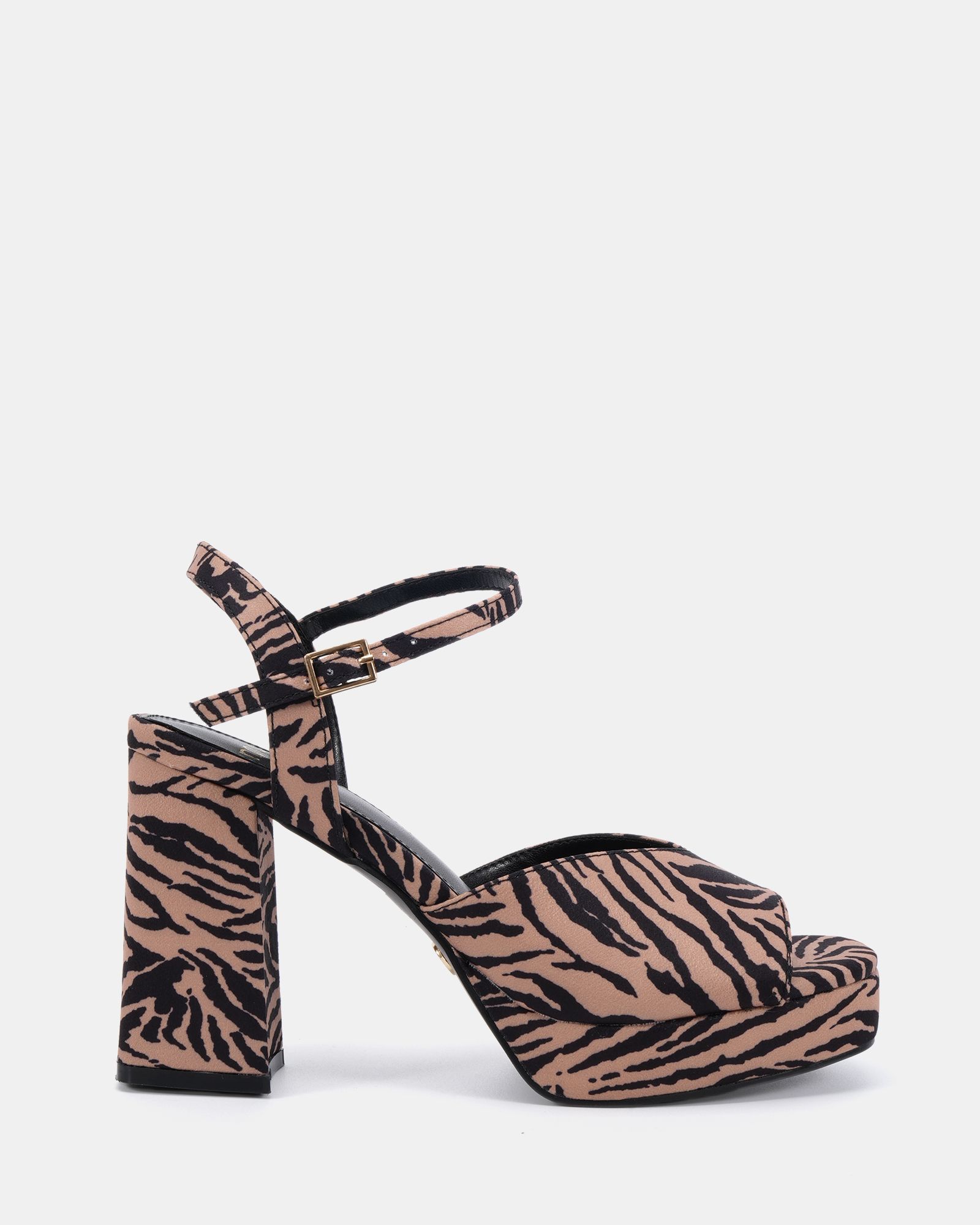 LAYLA Tiger Platform Heeled Sandal