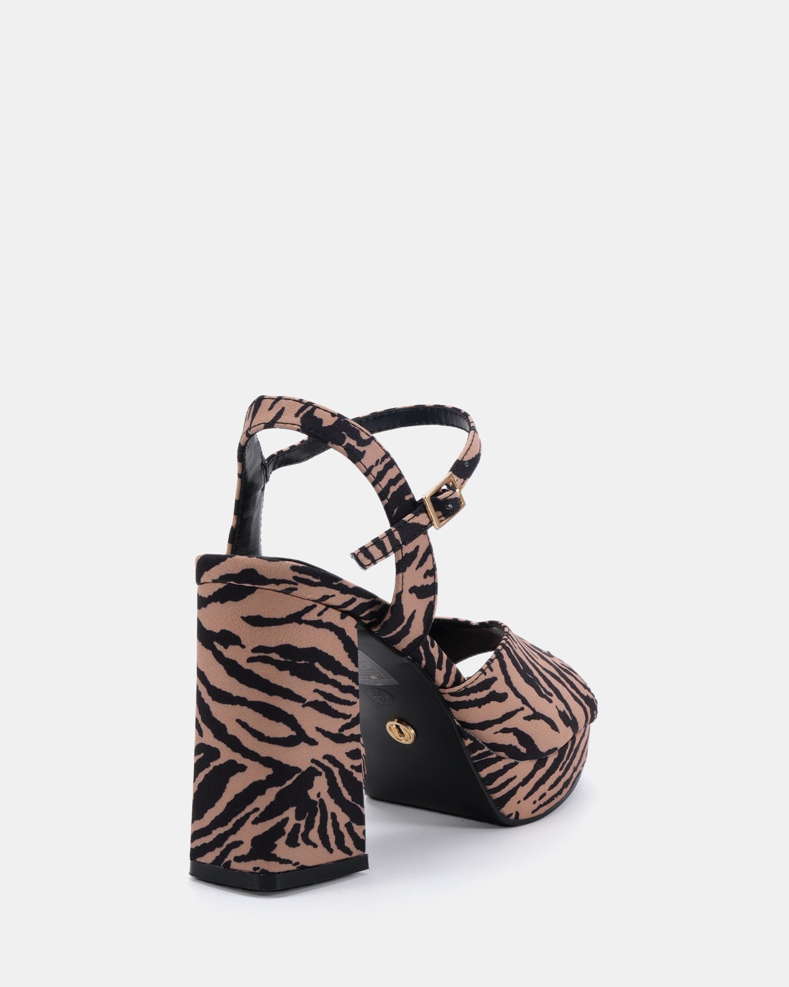 LAYLA Tiger Platform Heeled Sandal