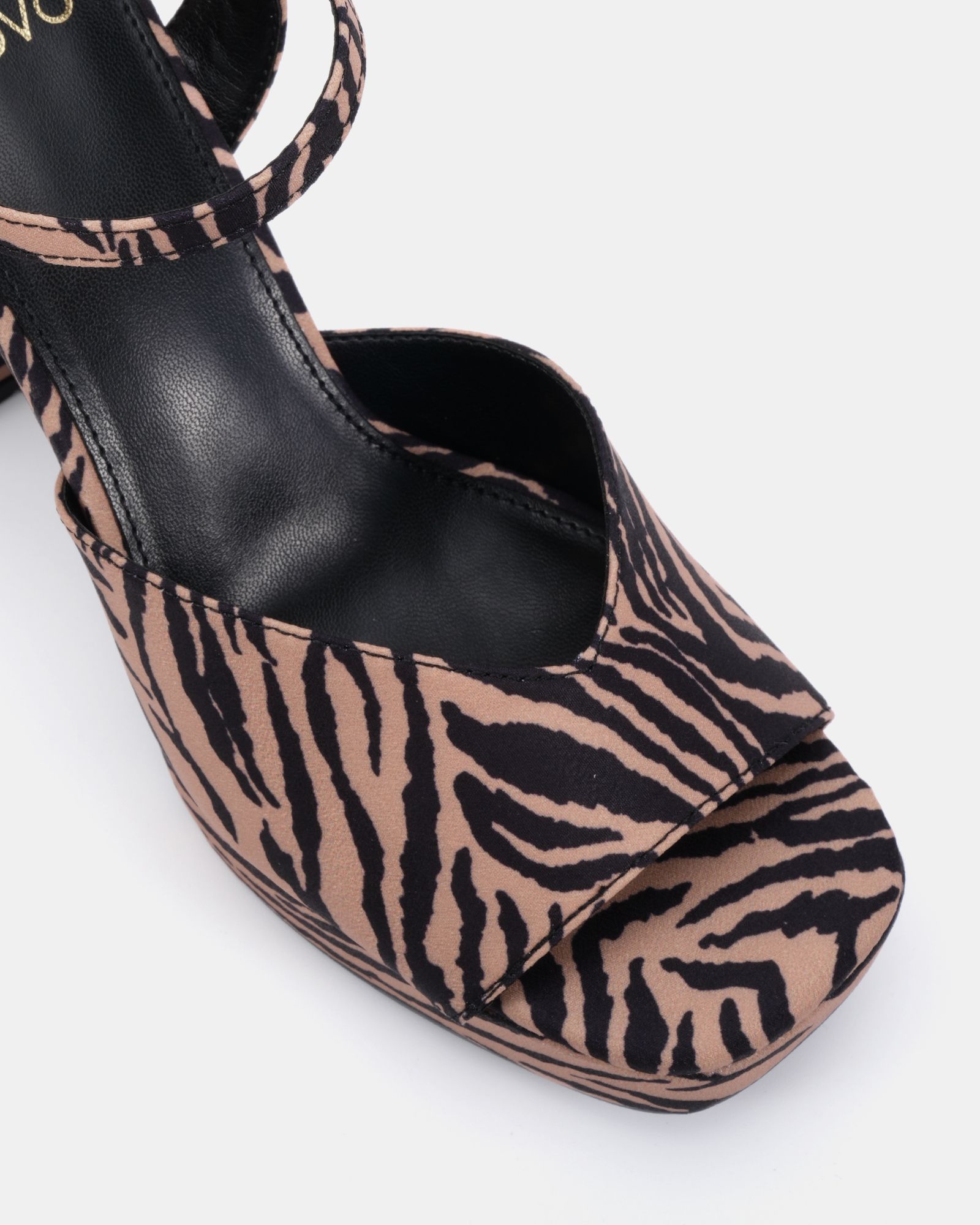 LAYLA Tiger Platform Heeled Sandal