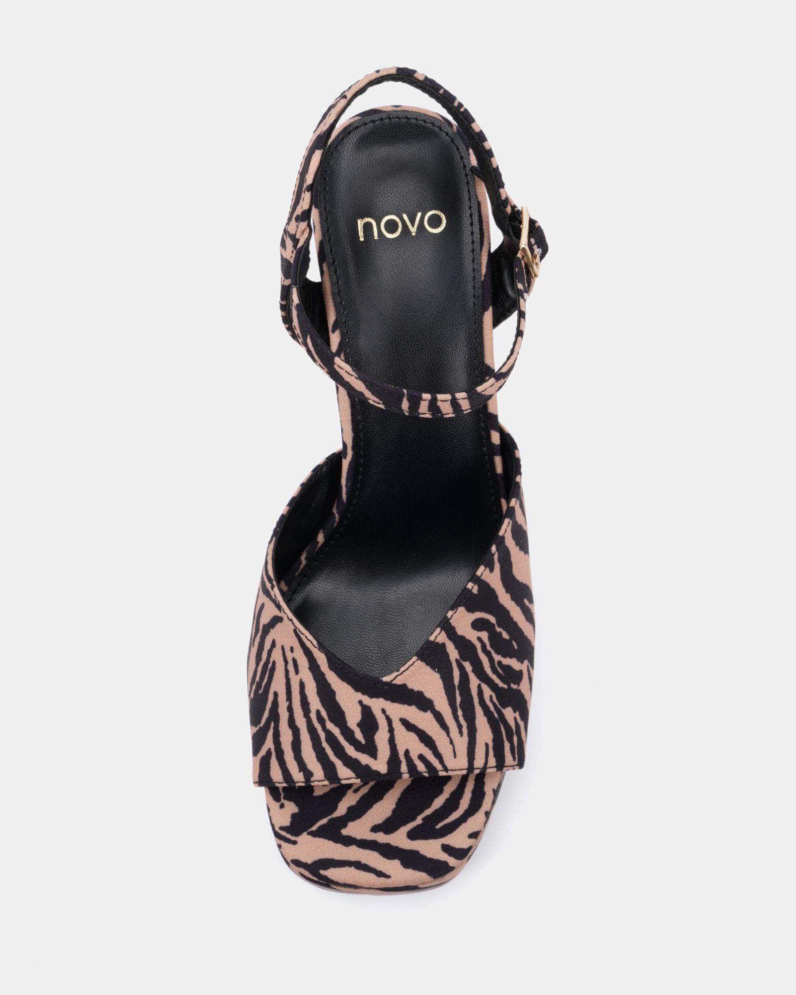 LAYLA Tiger Platform Heeled Sandal