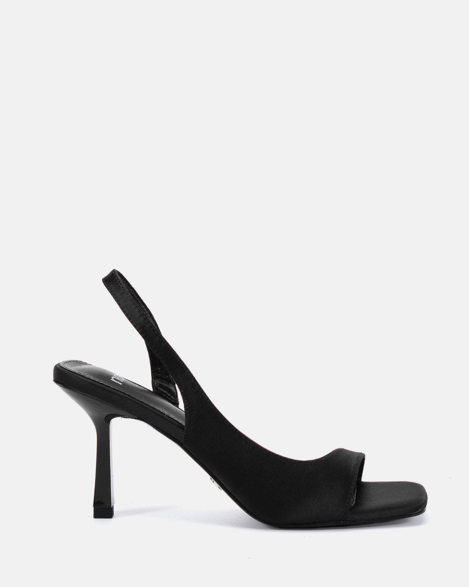 LEAH Black Slingback Sandal