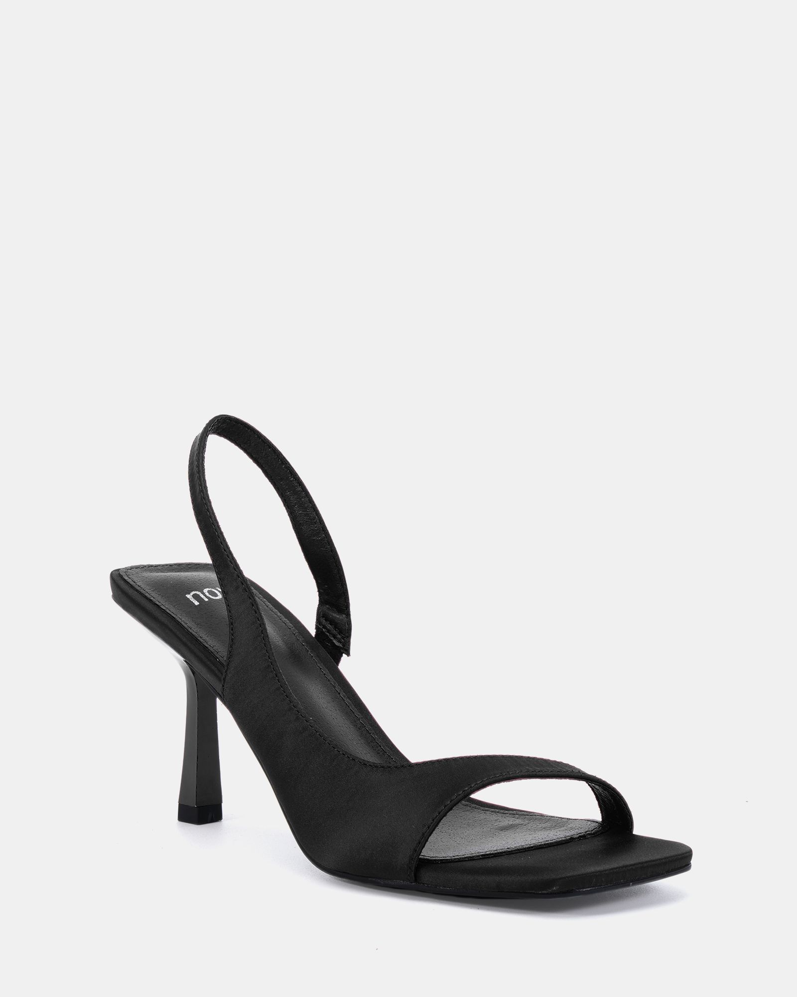 LEAH Black Slingback Sandal