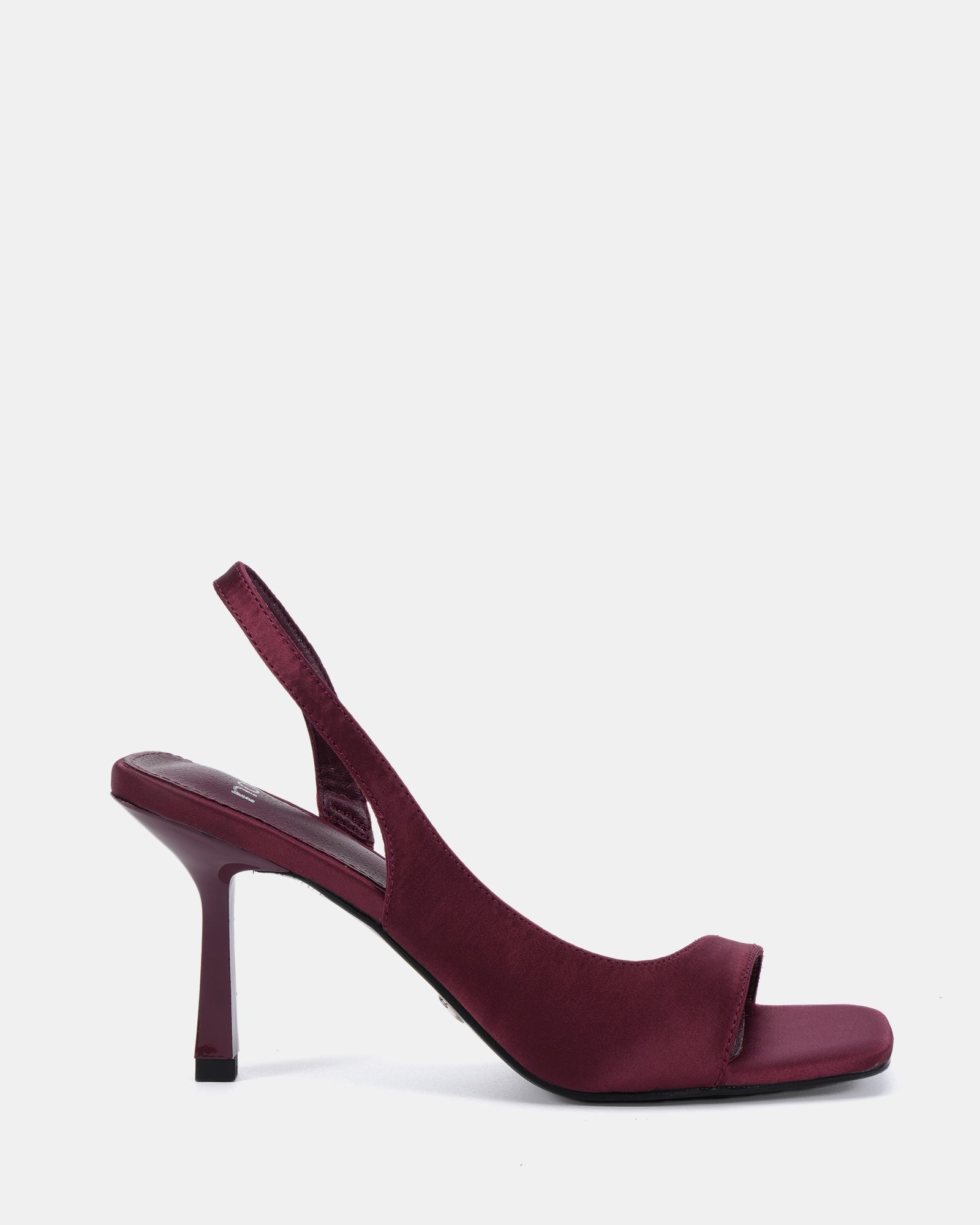 LEAH Burgundy Slingback Sandal