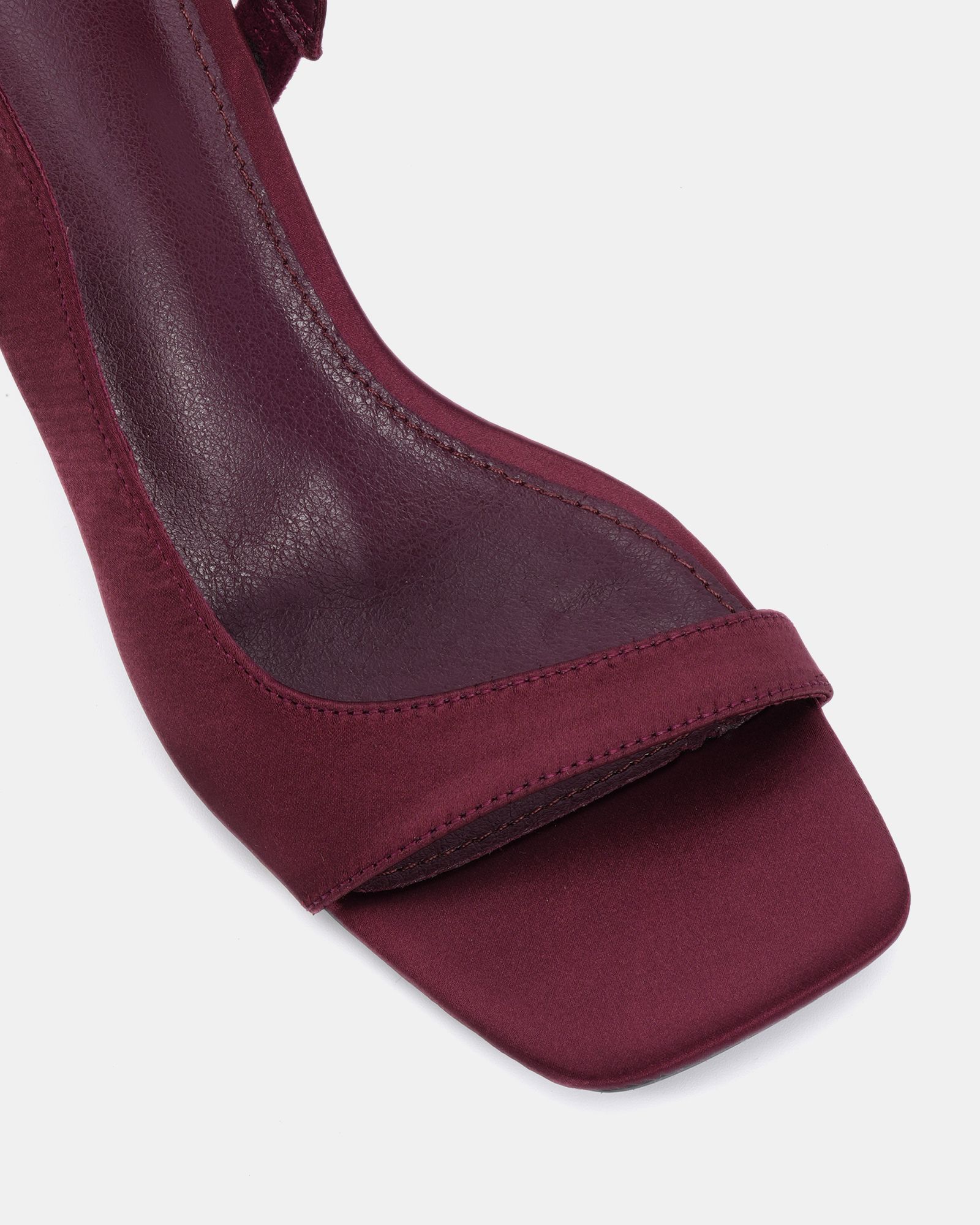 LEAH Burgundy Slingback Sandal