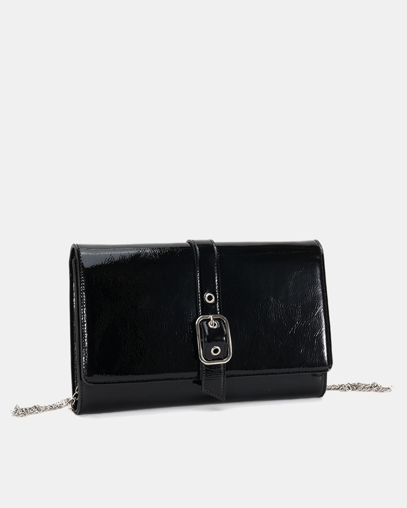 Ally Black Clutch Bag
