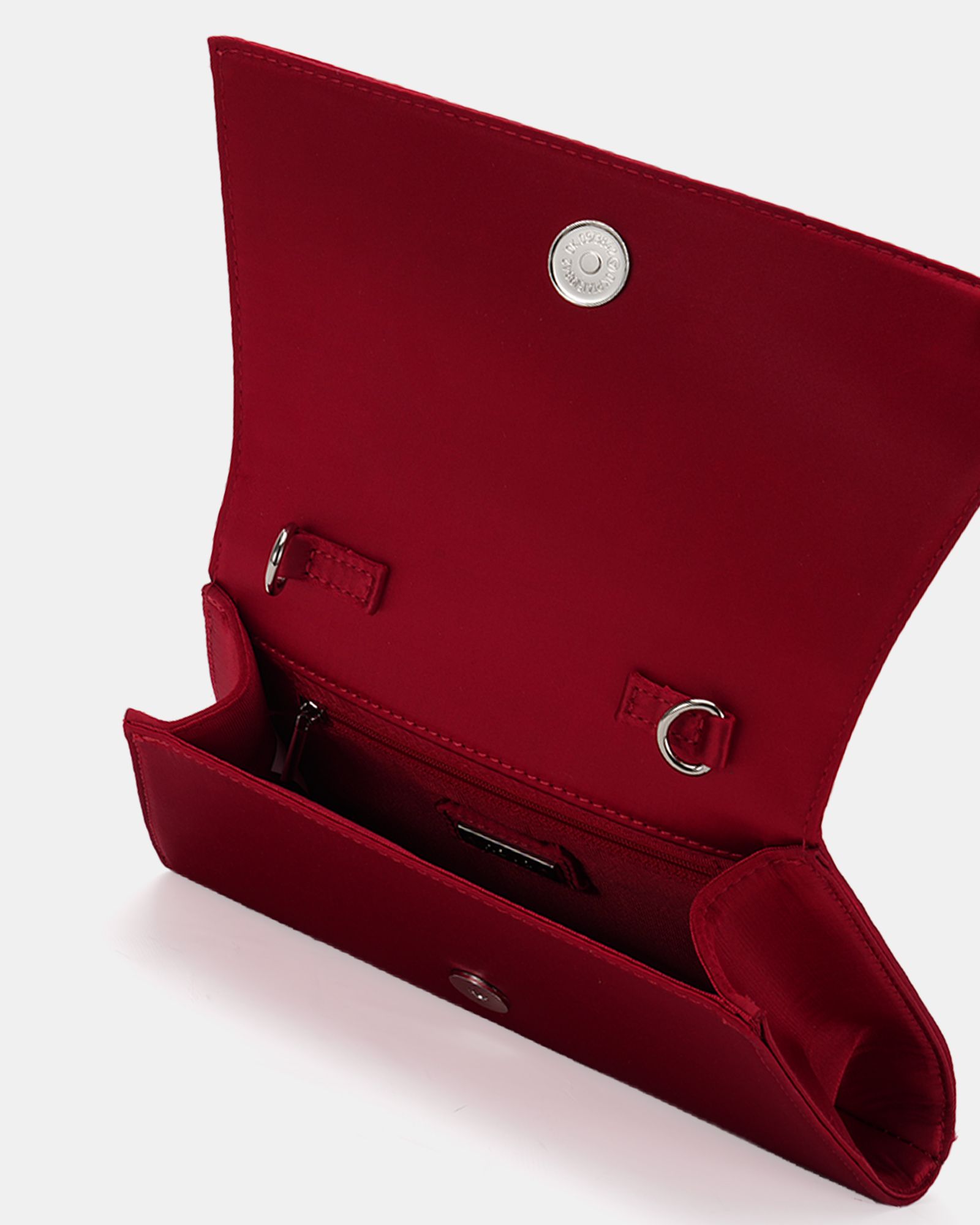 Annie Red Luxe Clutch Bag