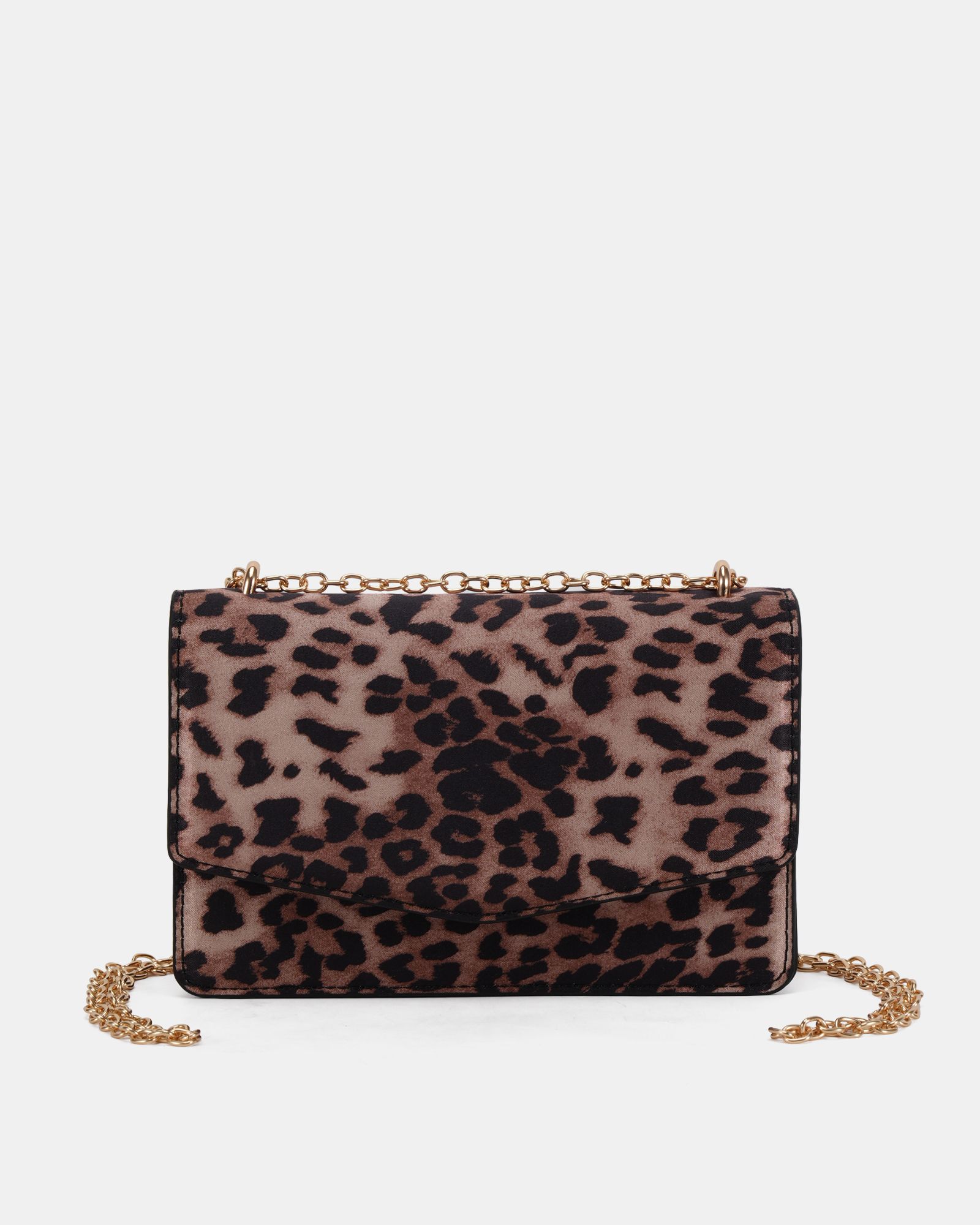 ARIANNA Leopard Chain Shoulder Bag