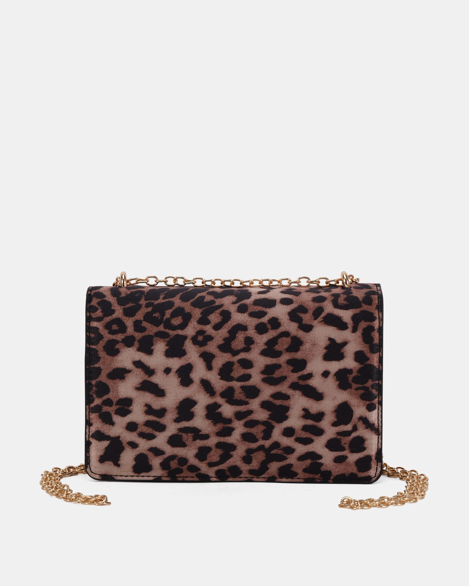 ARIANNA Leopard Chain Shoulder Bag