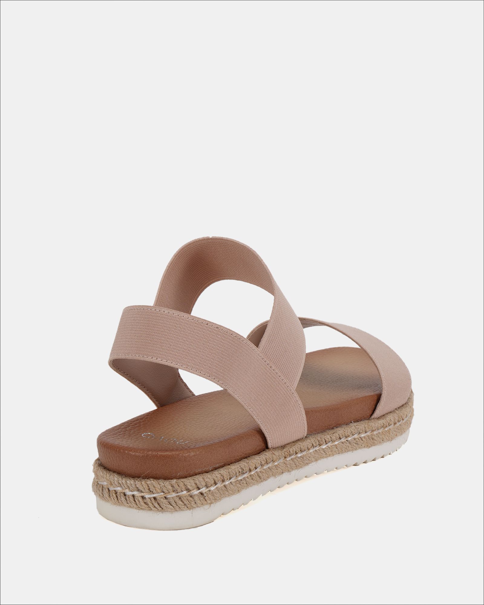 BOLOGNA Nude Stretch Espadrille Sandal