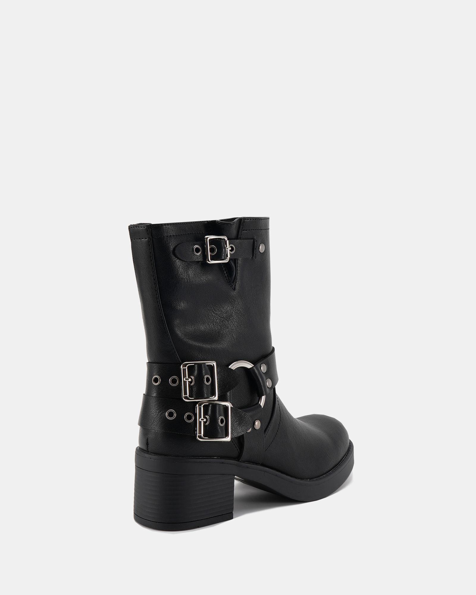 Dafra Black Harness Biker Boot
