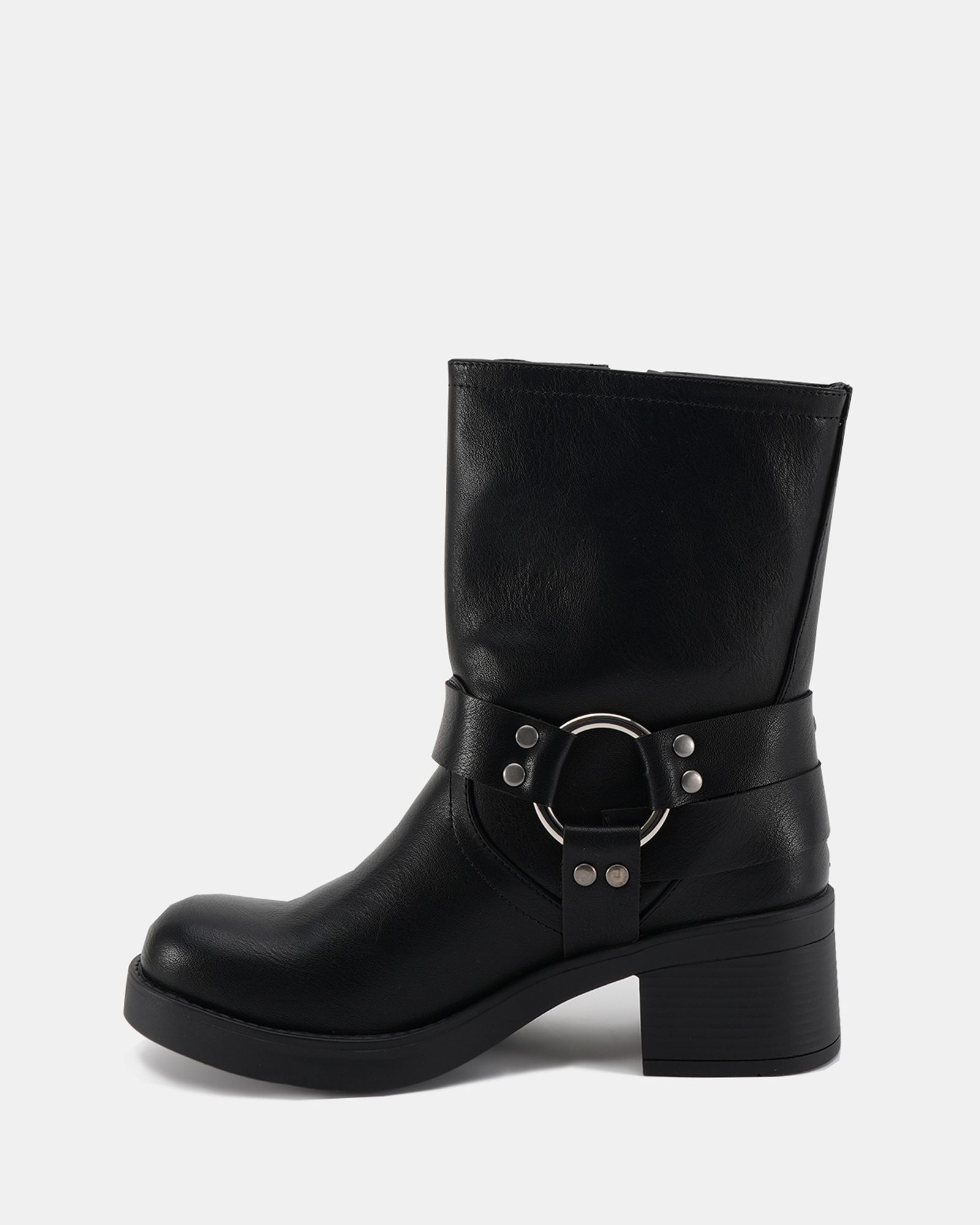Dafra Black Harness Biker Boot