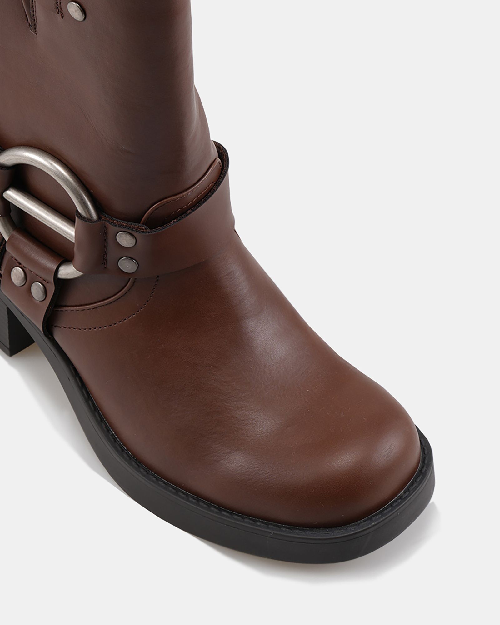 Dafra Brown Harness Biker Boot