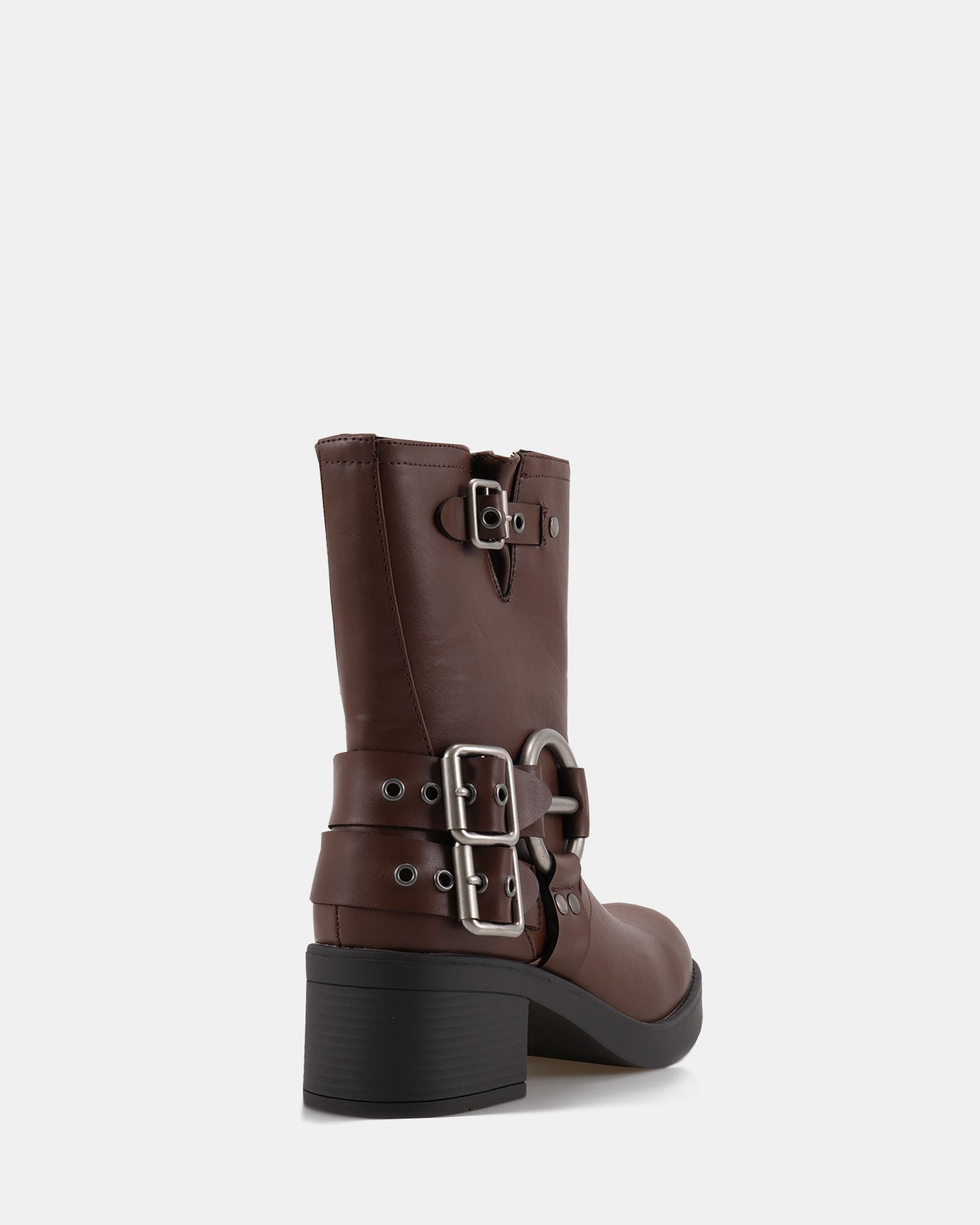 Dafra Brown Harness Biker Boot