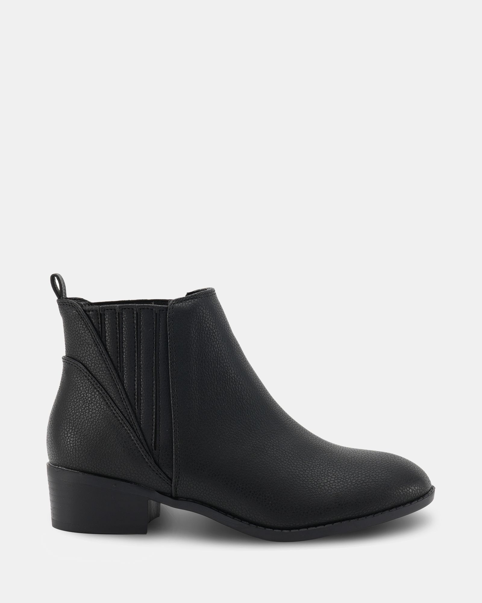 Dillion Black Low Ankle Chelsea Boot