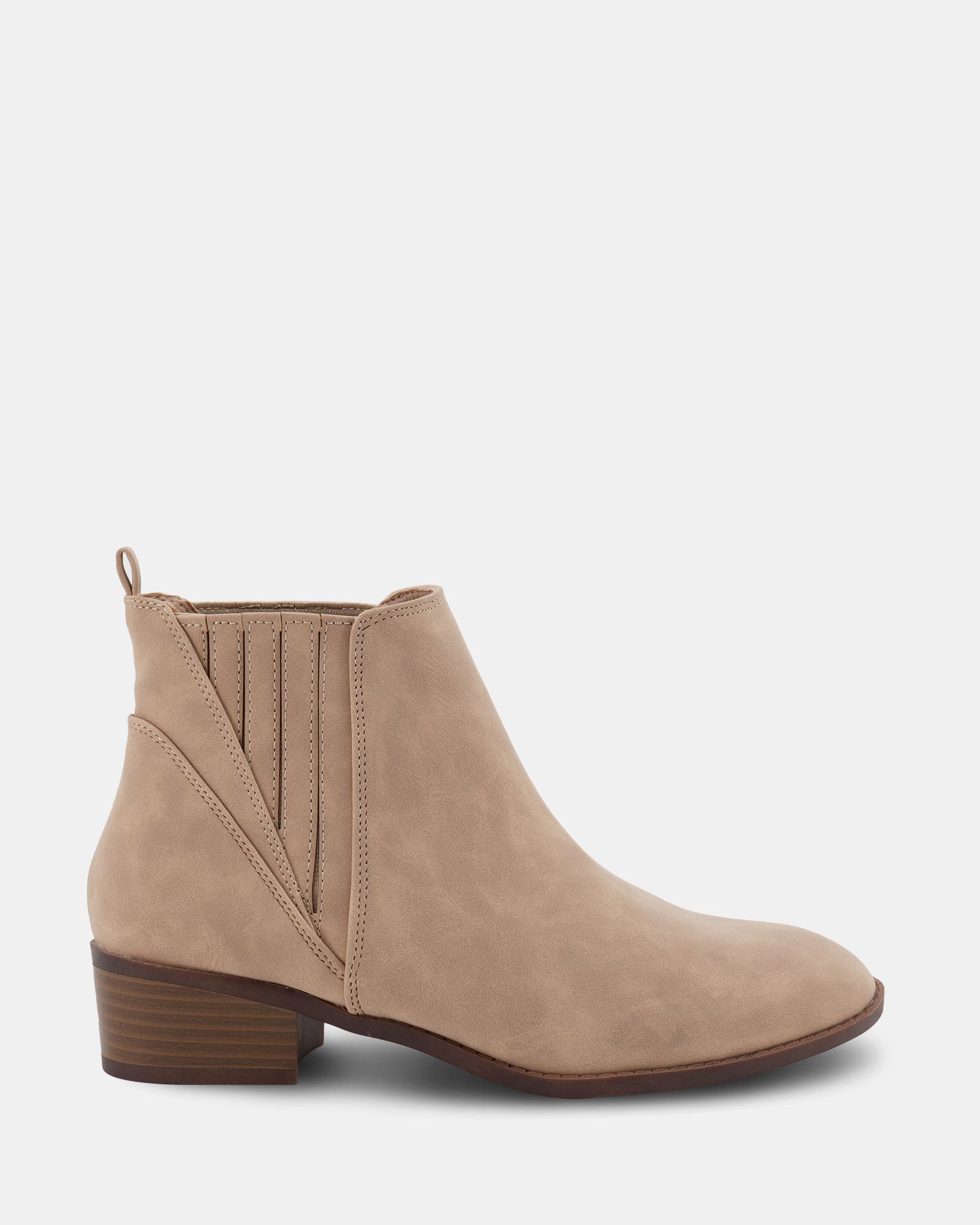 Dillion Taupe Low Ankle Chelsea Boot