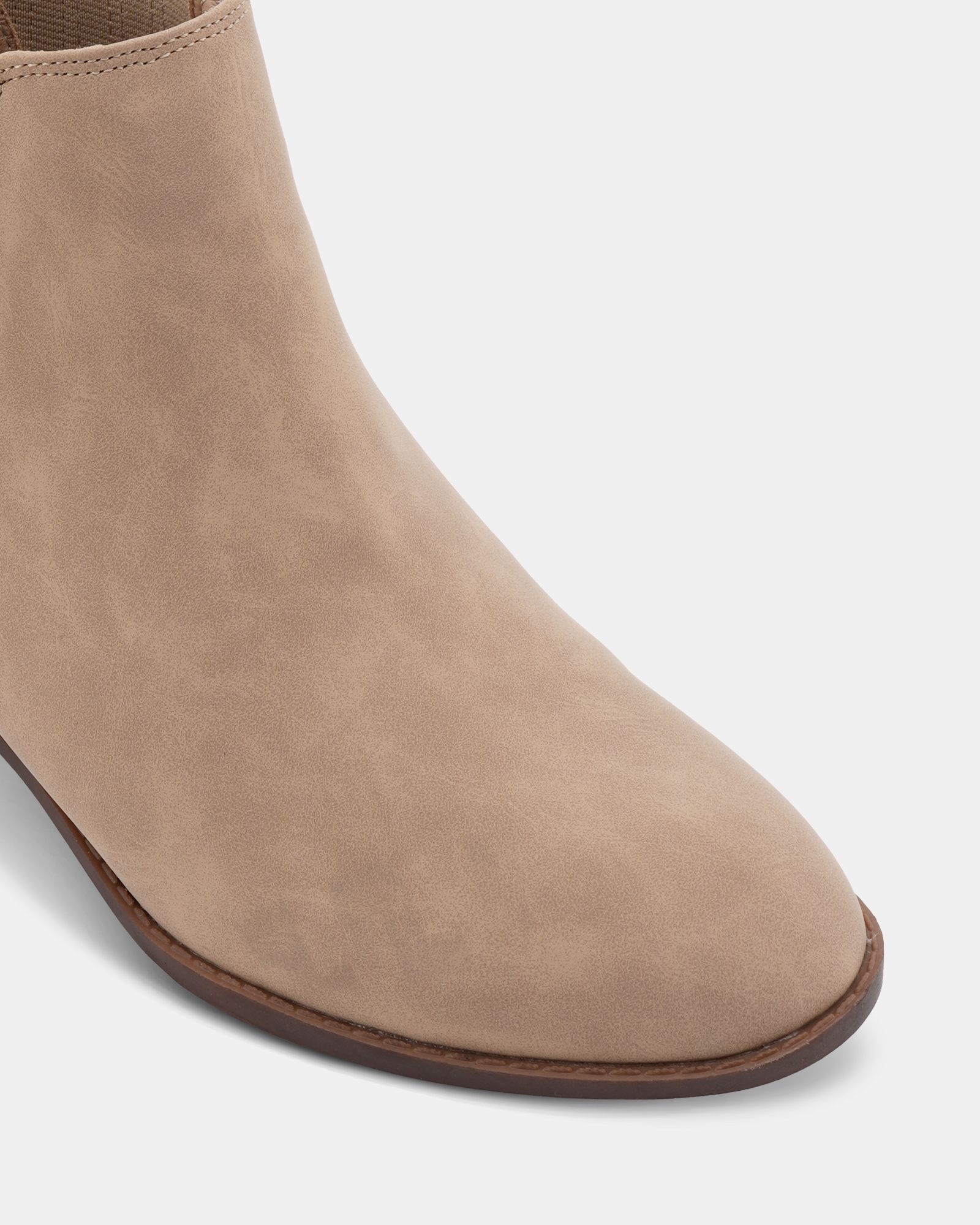 Dillion Taupe Low Ankle Chelsea Boot