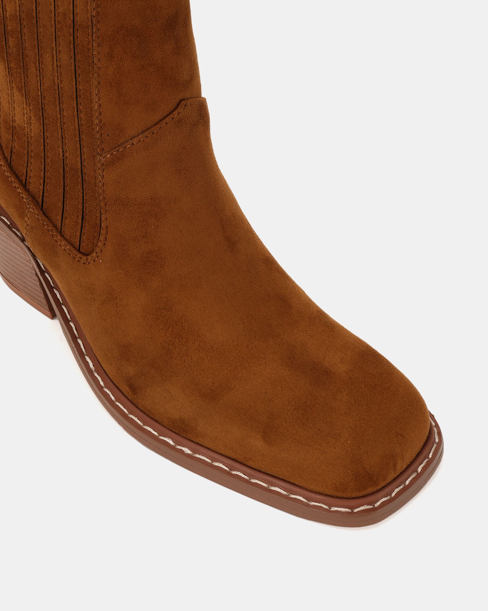 Gala Sand square toe chelsea ankle boot