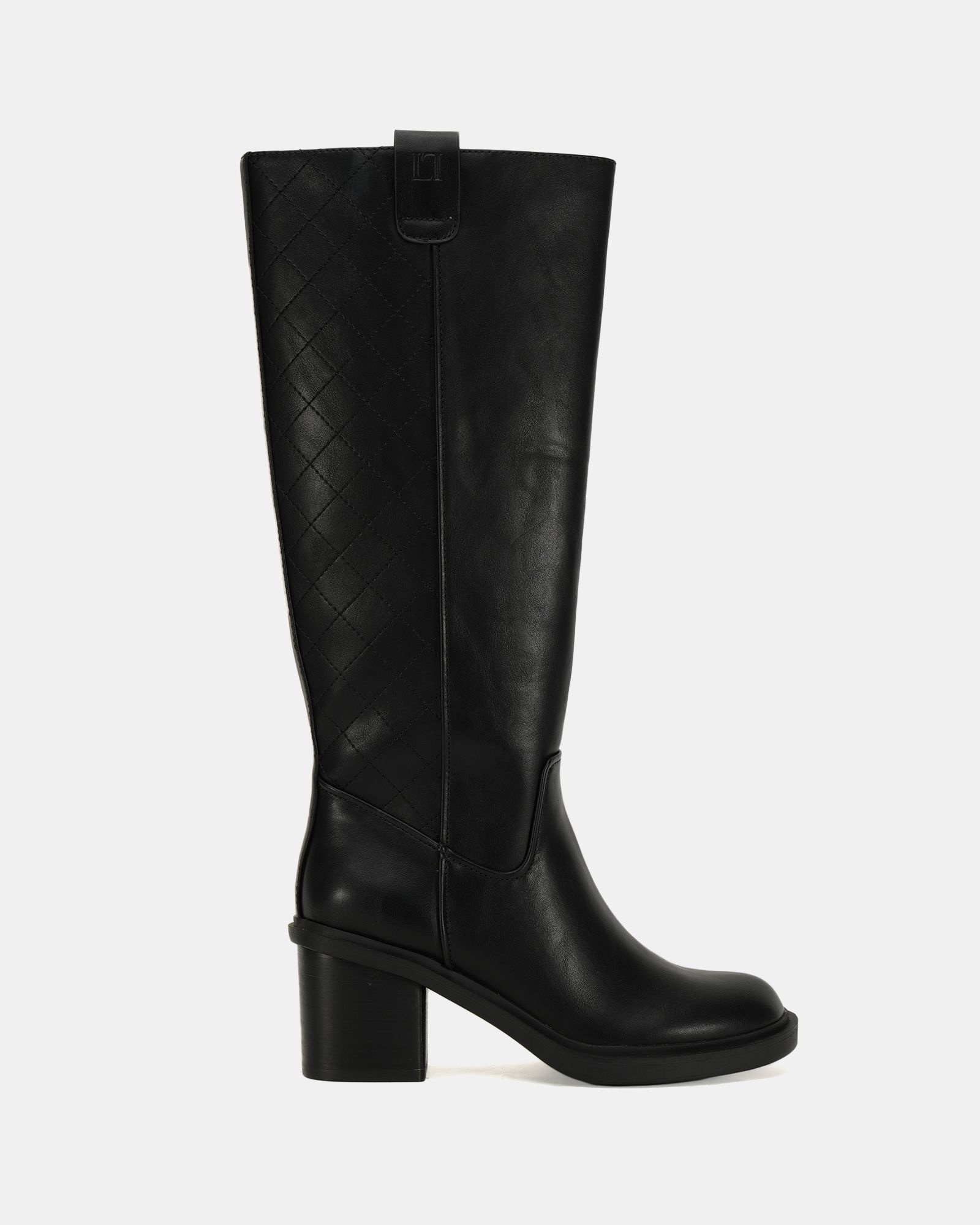 Gerry Black block heel knee boot