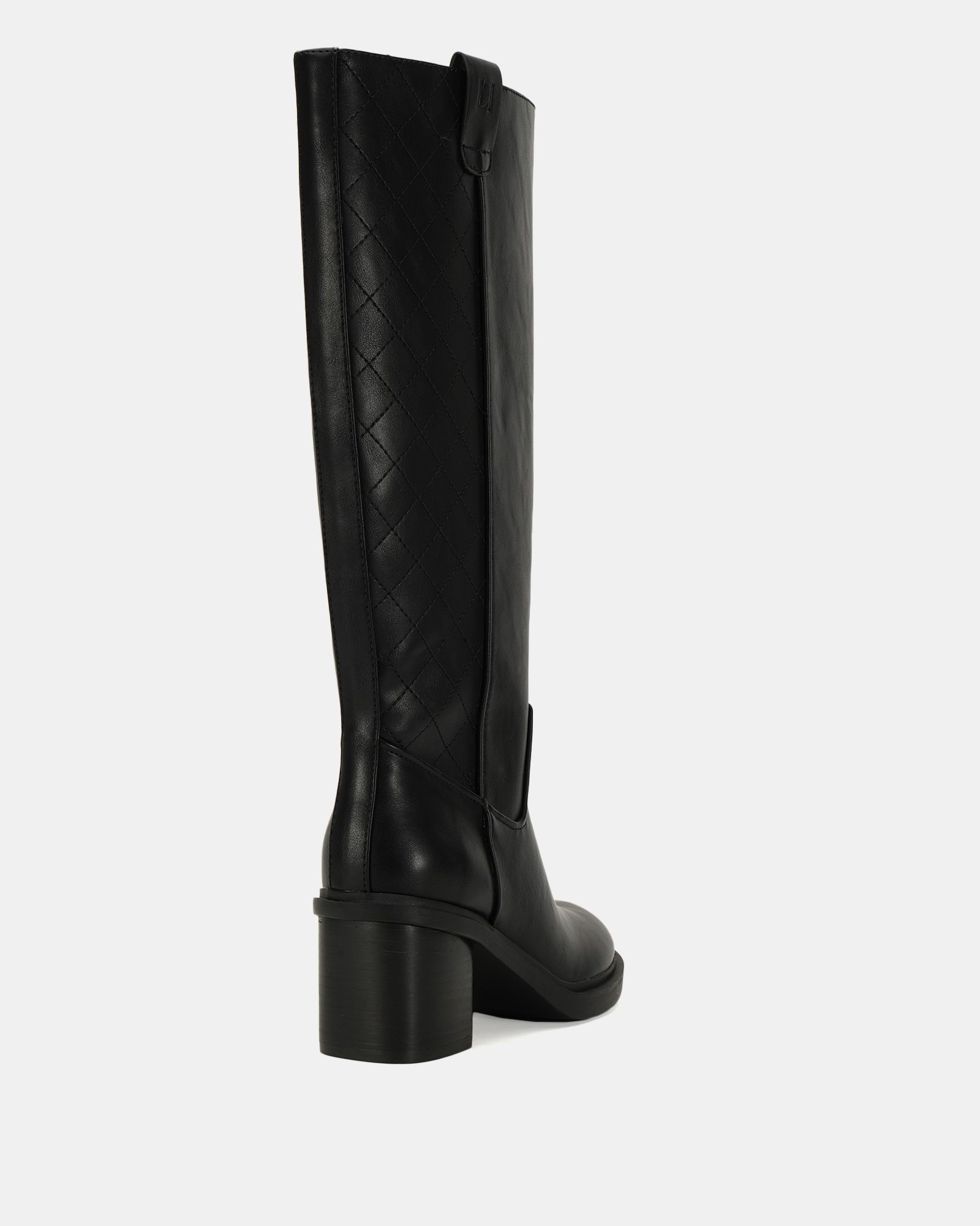 Gerry Black block heel knee boot